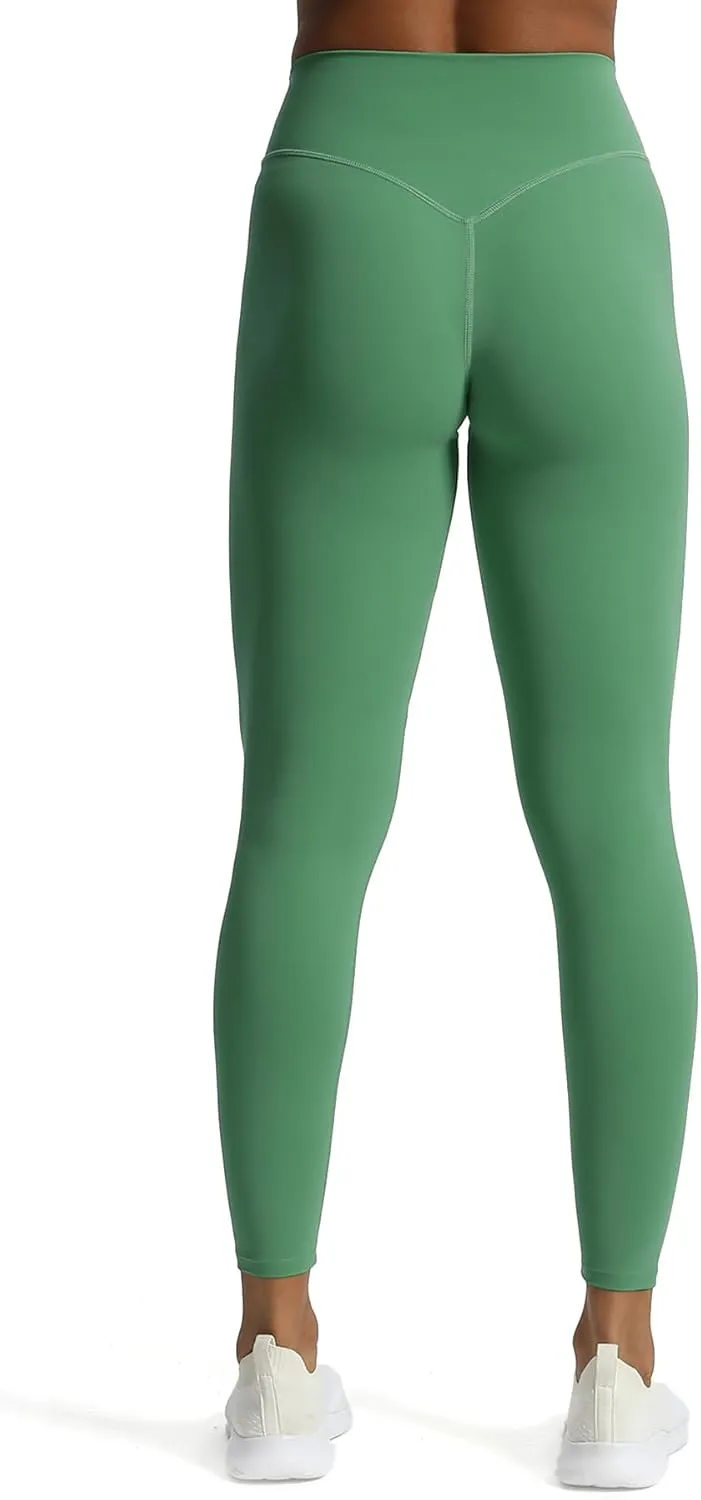 Aoxjox High Waisted Workout Leggings for Women Tummy Control Buttery Soft Yoga Metamorph Deep V Pants 26"