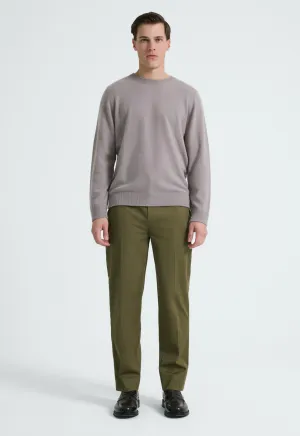 Beckham Cashmere Sweater - Pale Clayber