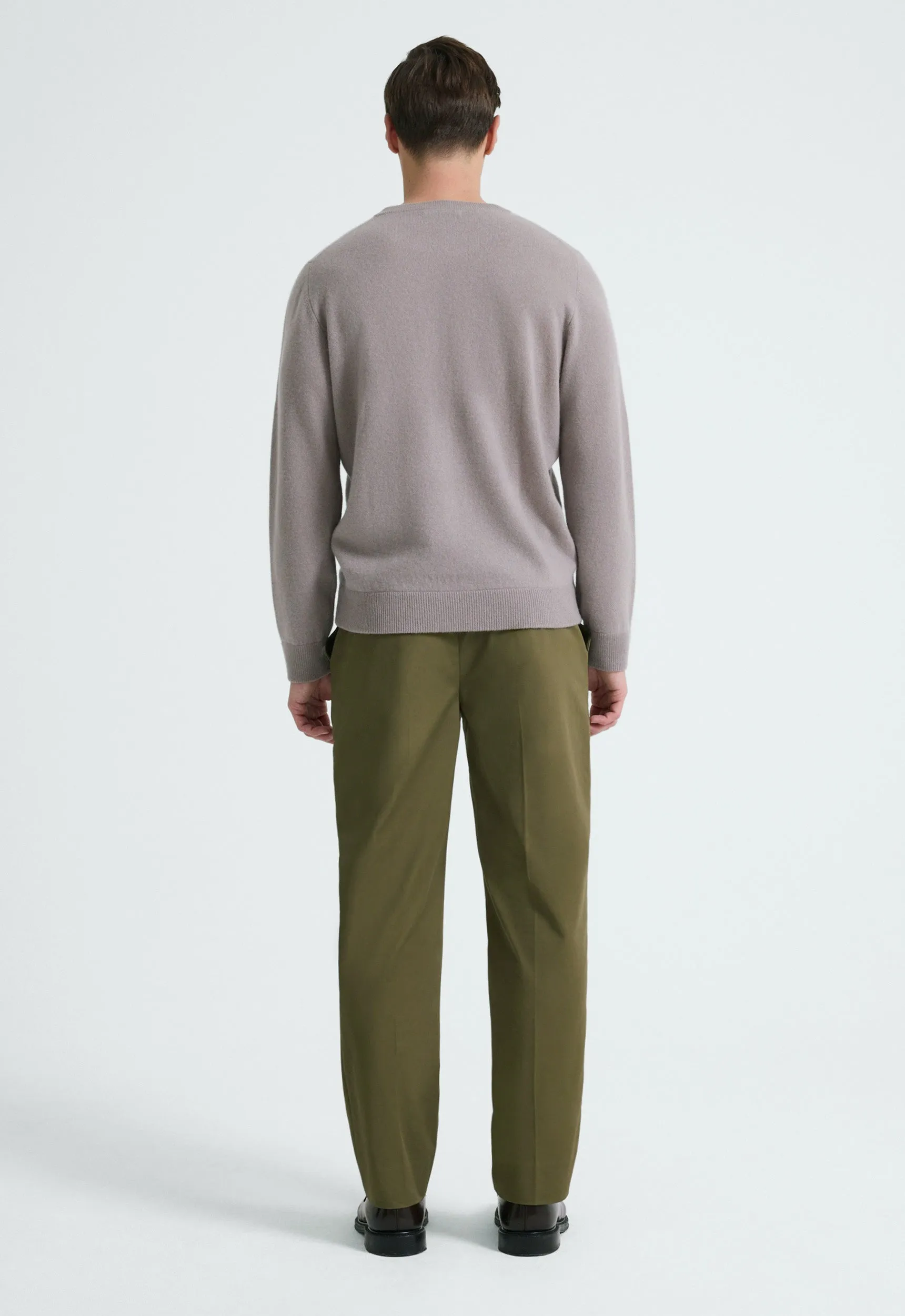 Beckham Cashmere Sweater - Pale Clayber