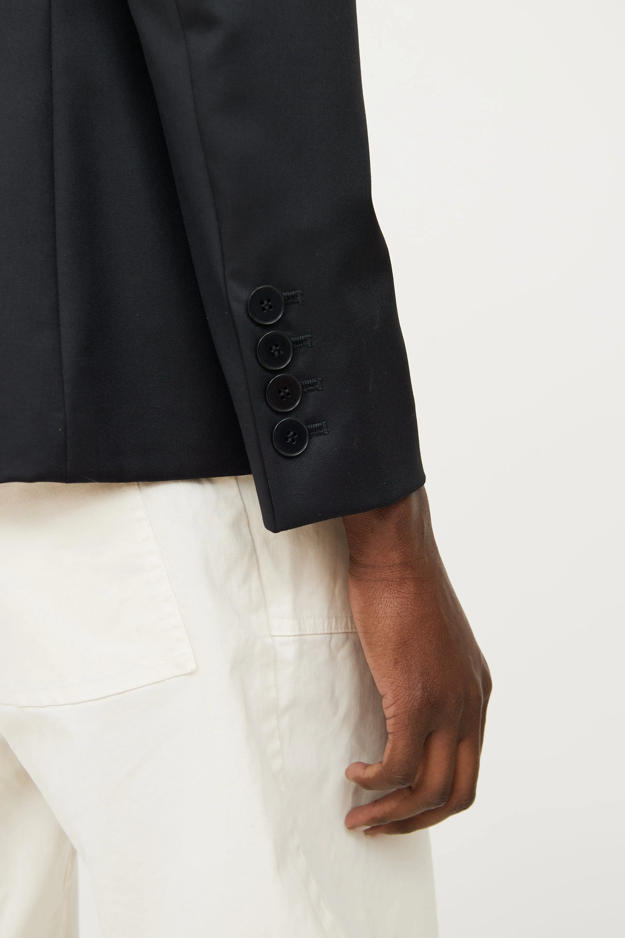 Black Single Breasted Blazer