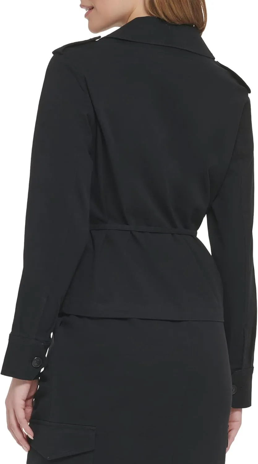 Calvin Klein Women's Jacket Belted