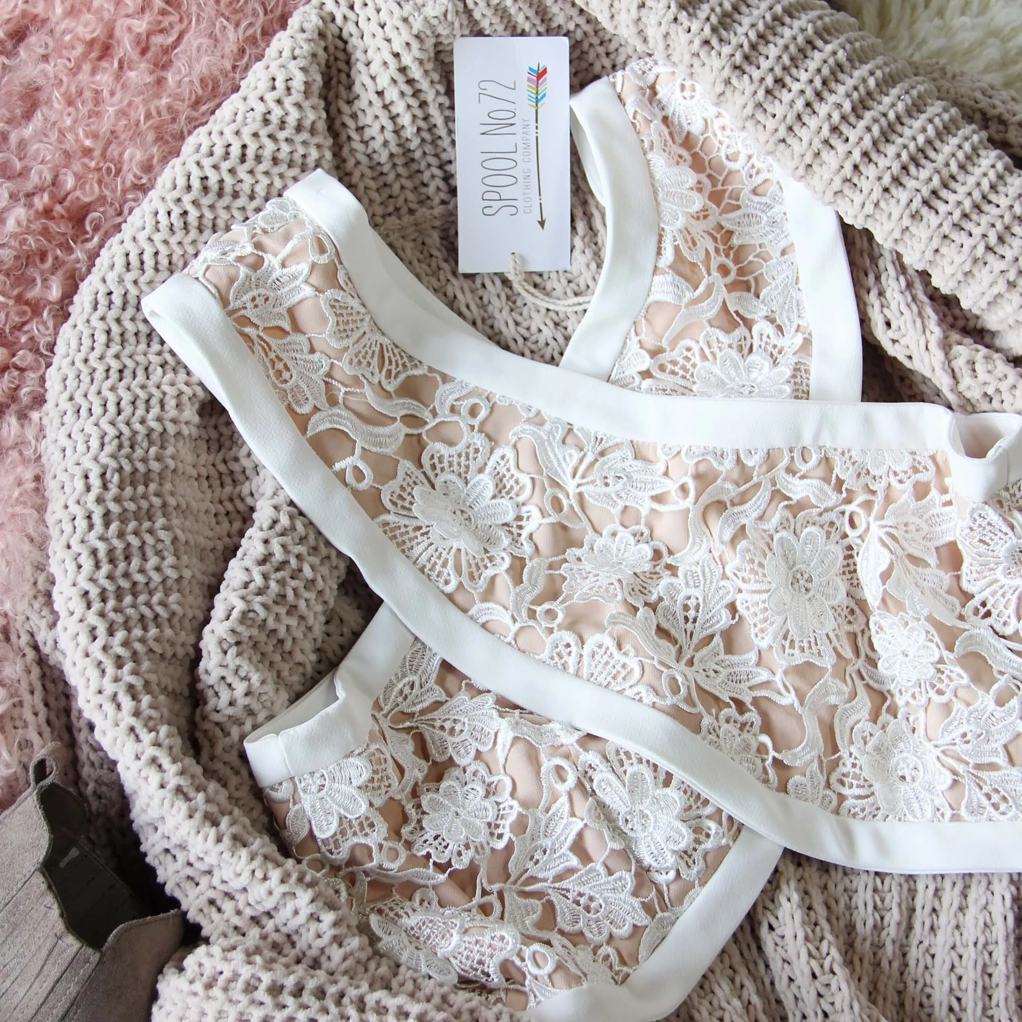 Cross Your Heart Lace Bralette