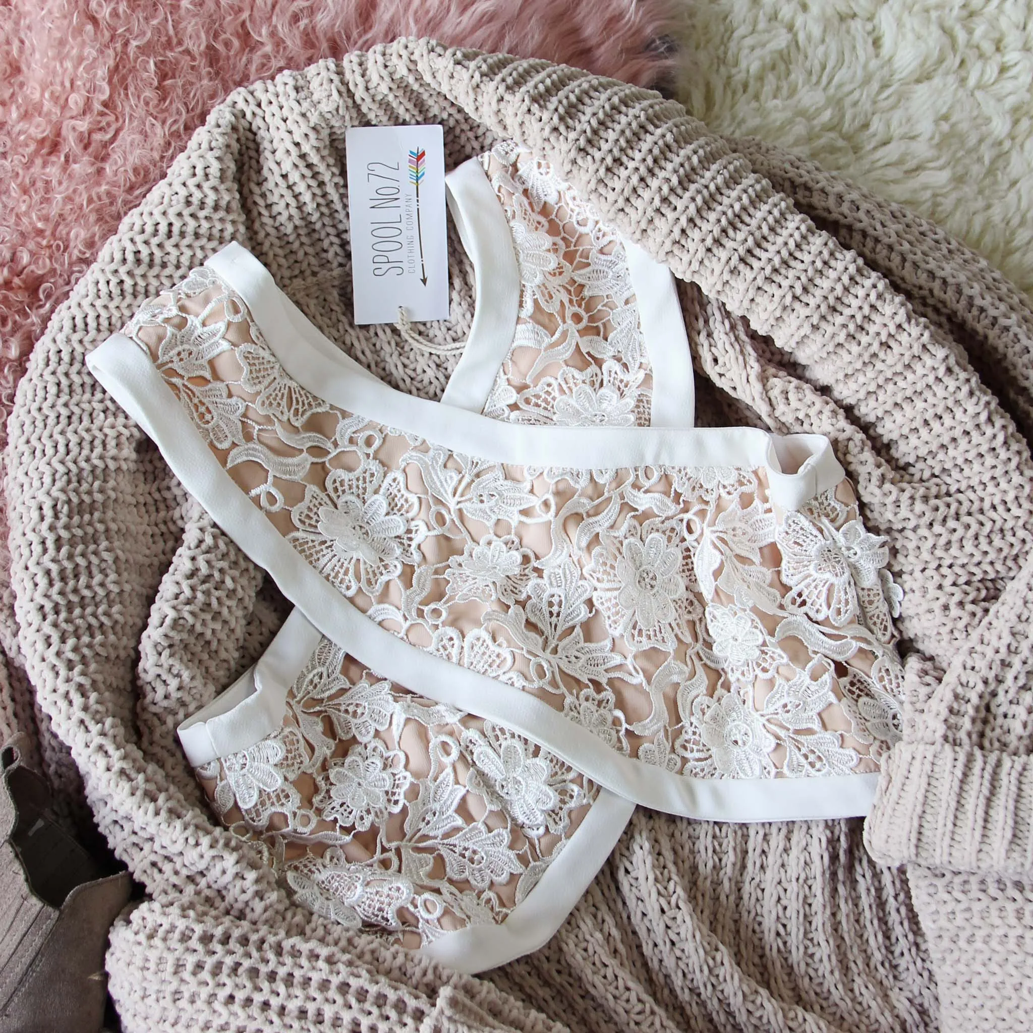 Cross Your Heart Lace Bralette