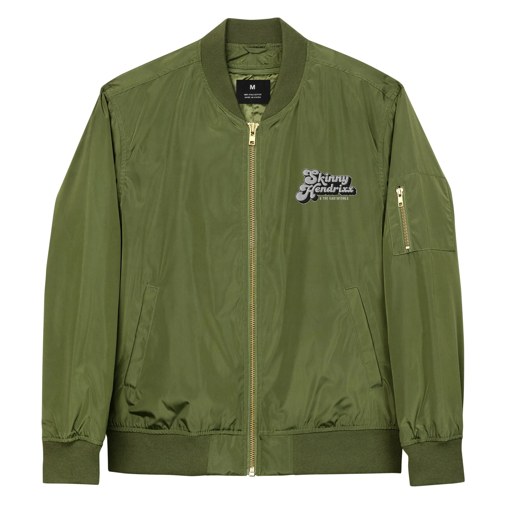 Earthtones Classic Logo - Premium recycled bomber jacket