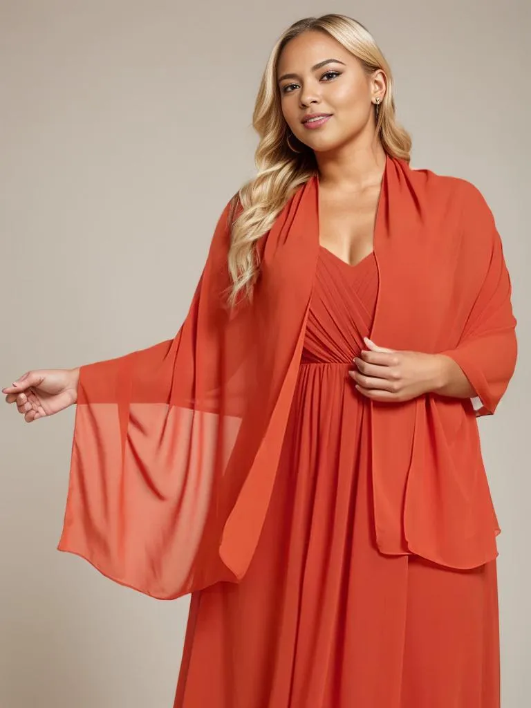 Elegant Chiffon Shawl for Special Occasions Express NZ wide