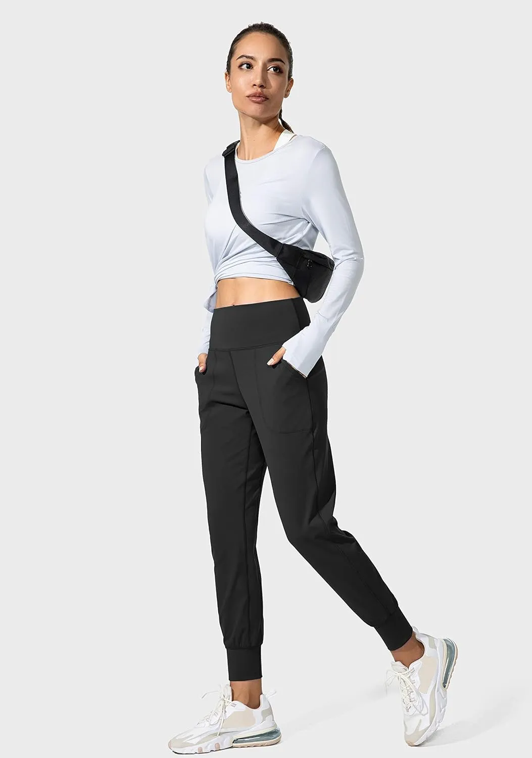 G Gradual Women's Joggers High Waisted Yoga Pants with Pockets Loose Leggings for Women Workout, Athletic, Lounge