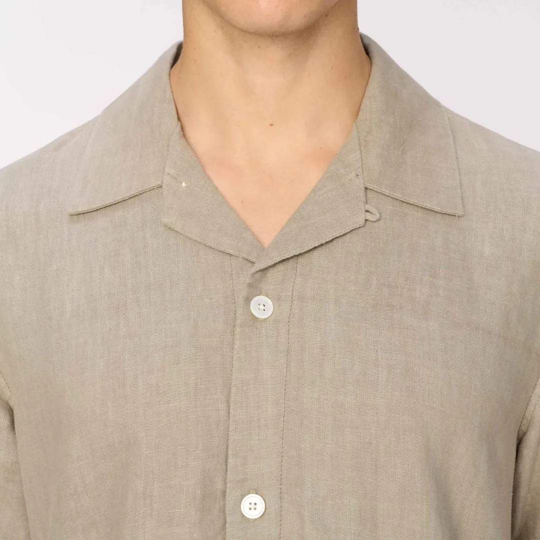 Hugh Linen Shirt (Flax)