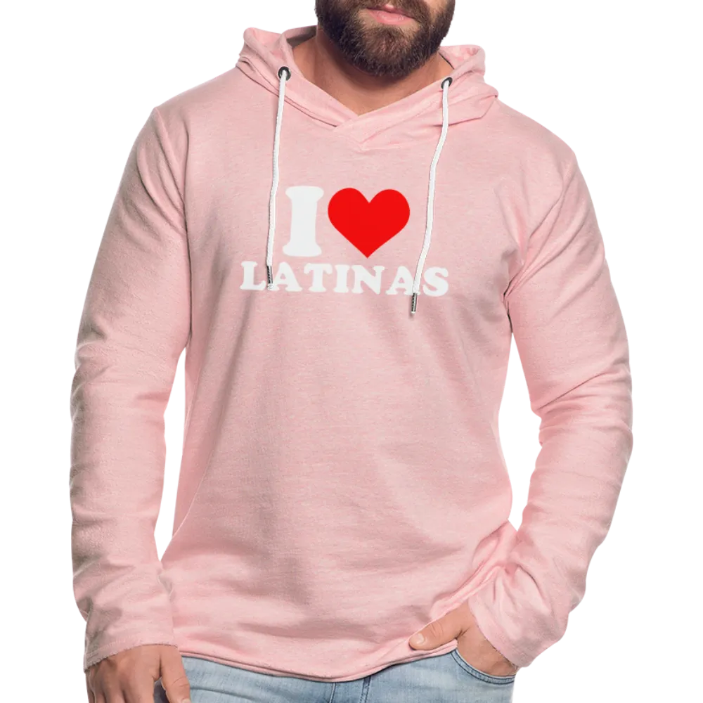 I Love Latinas Lightweight Terry Hoodie