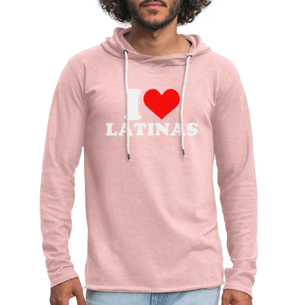 I Love Latinas Lightweight Terry Hoodie