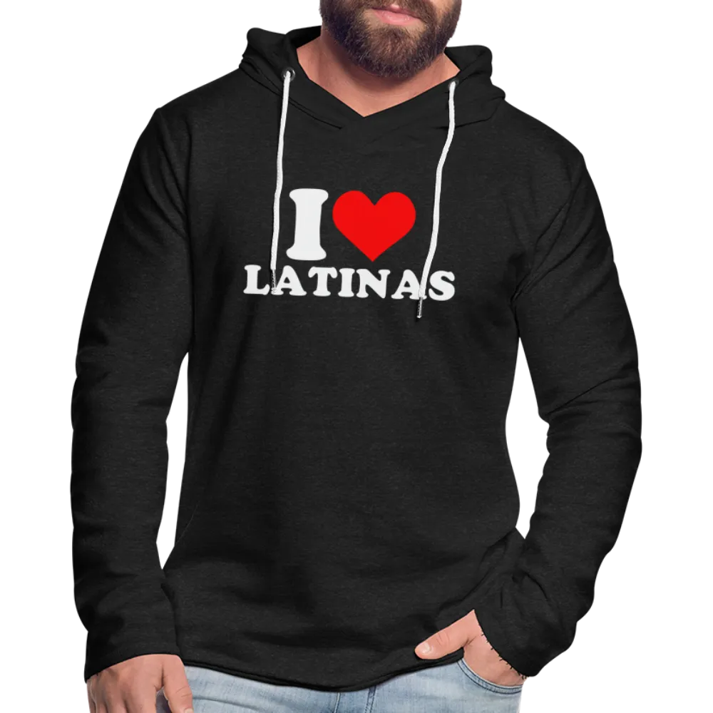 I Love Latinas Lightweight Terry Hoodie