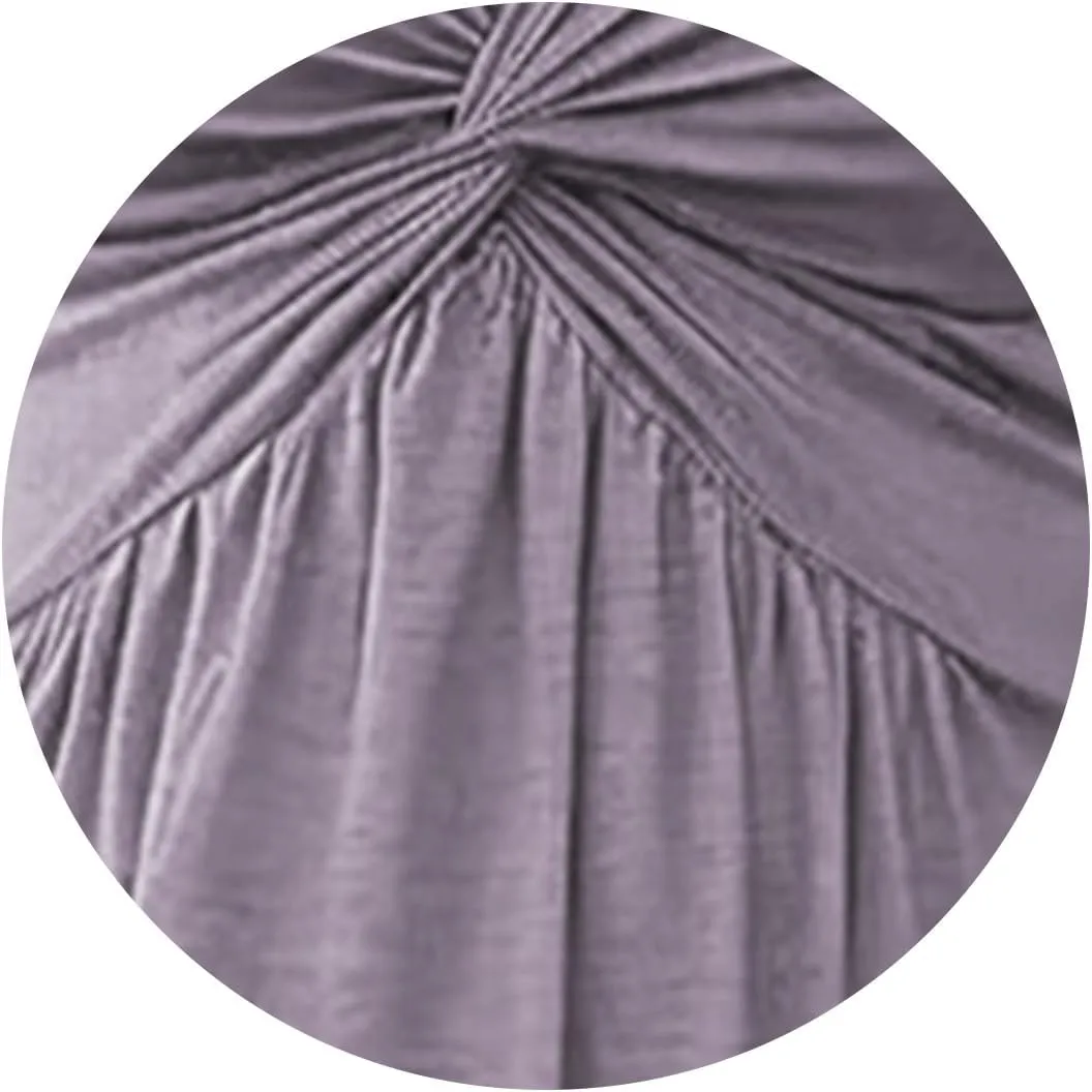 Knotted Front Dresses for Women Sleeveless Tank Dress A Line V Neck Dresses Ruffle Summer Elegant Tunic Midi Sundress