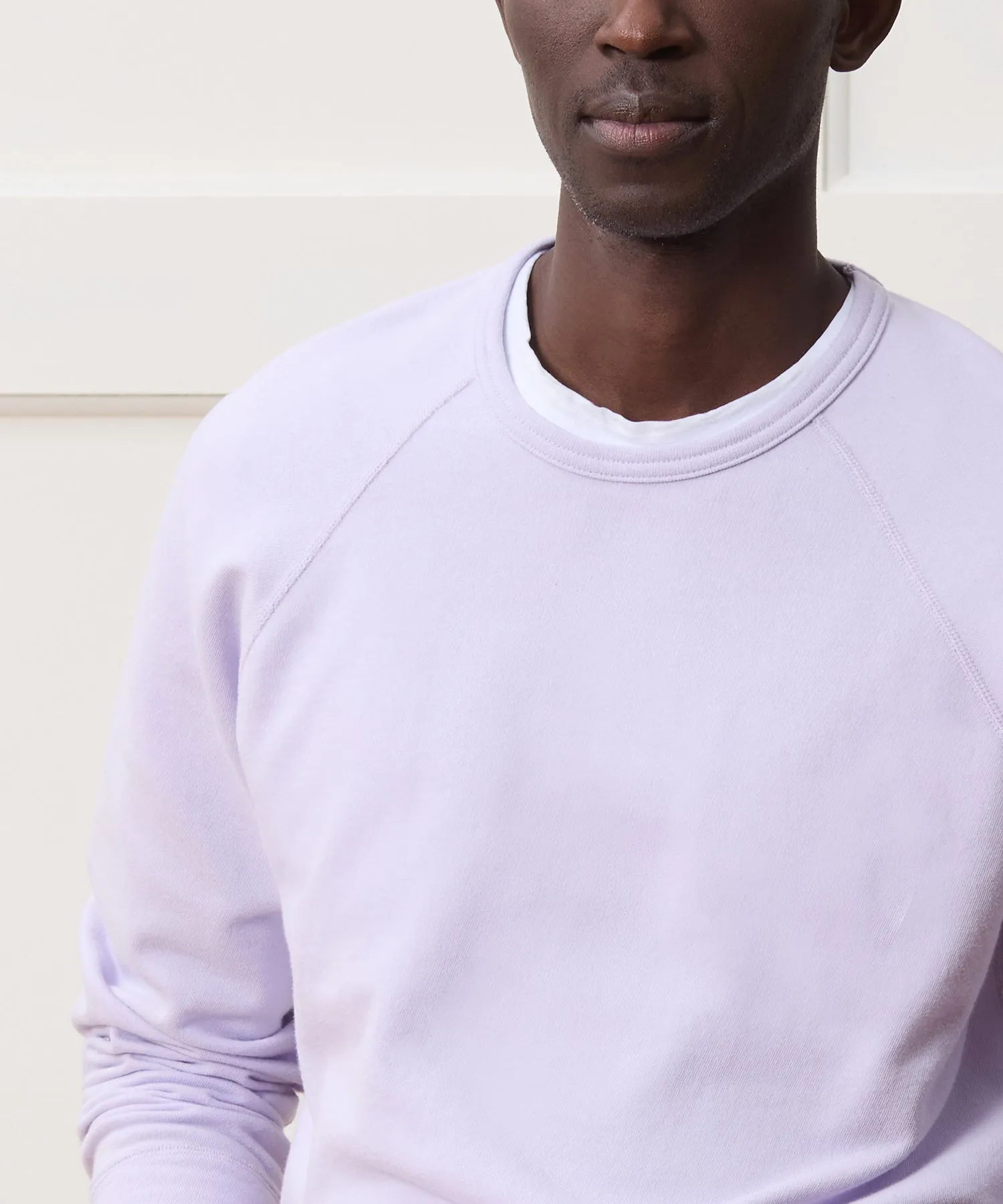 Lightweight Terry Cloth Crew