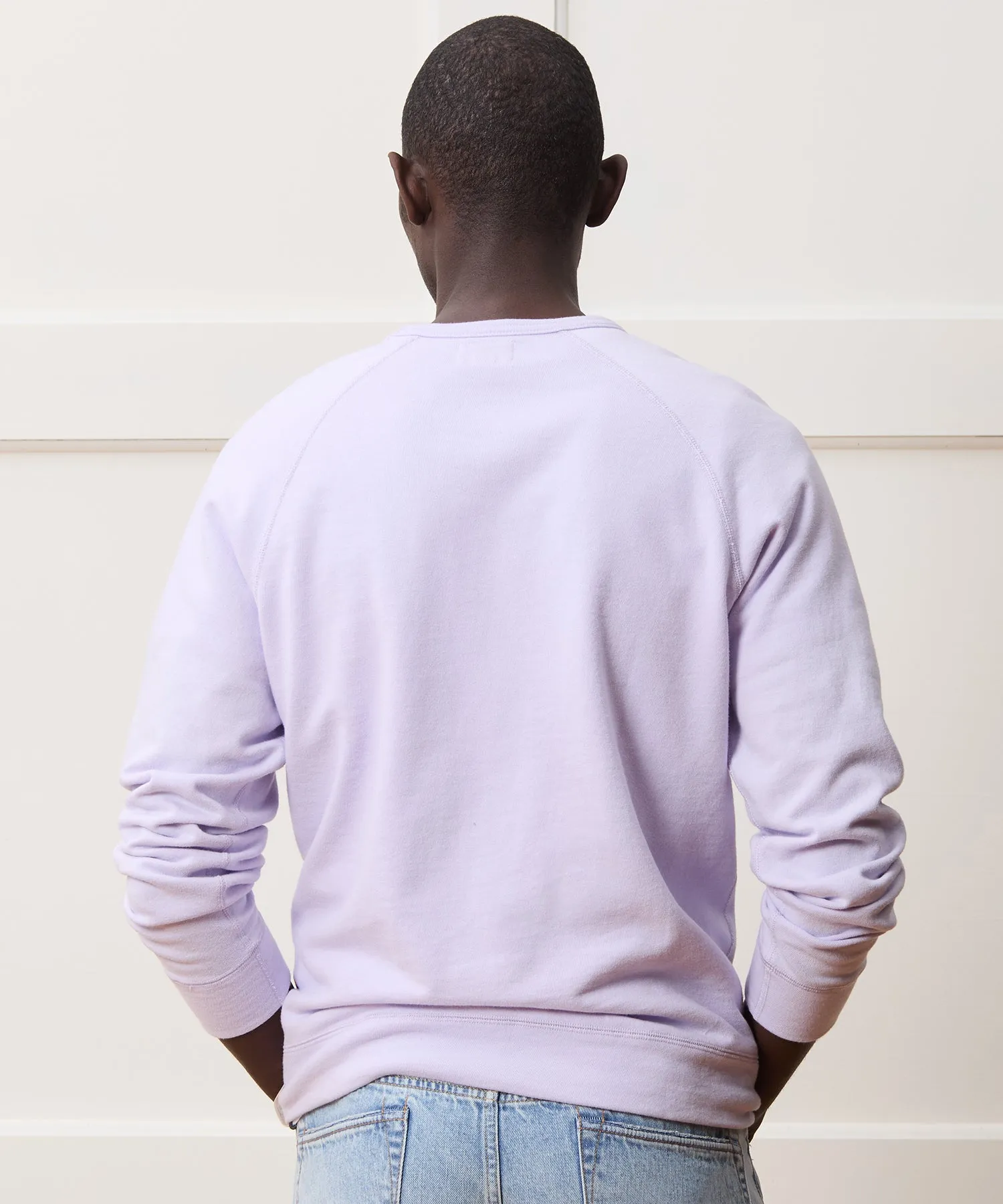 Lightweight Terry Cloth Crew