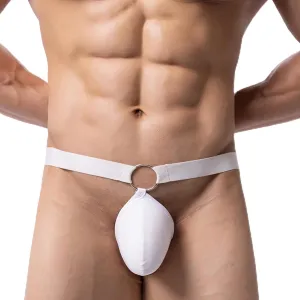 Men G-String Low Rise Waist Backless Underwear Bulge Pouch Beach Thong Hip Tie Swimsuit Sexy T-Back Suit