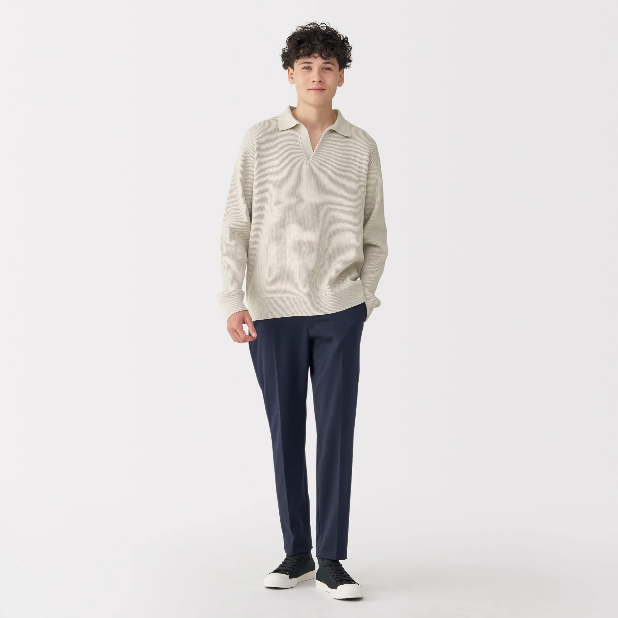 Men's Ribbed Skipper Pullover