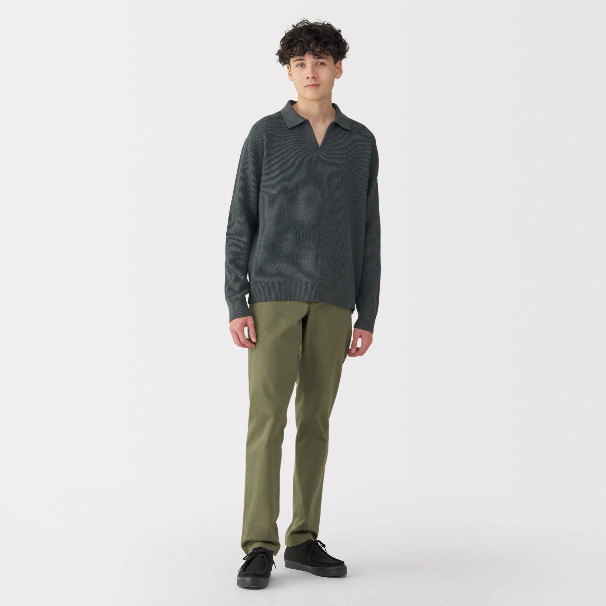 Men's Ribbed Skipper Pullover