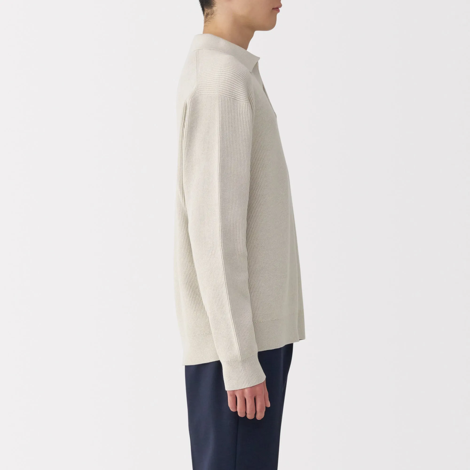 Men's Ribbed Skipper Pullover