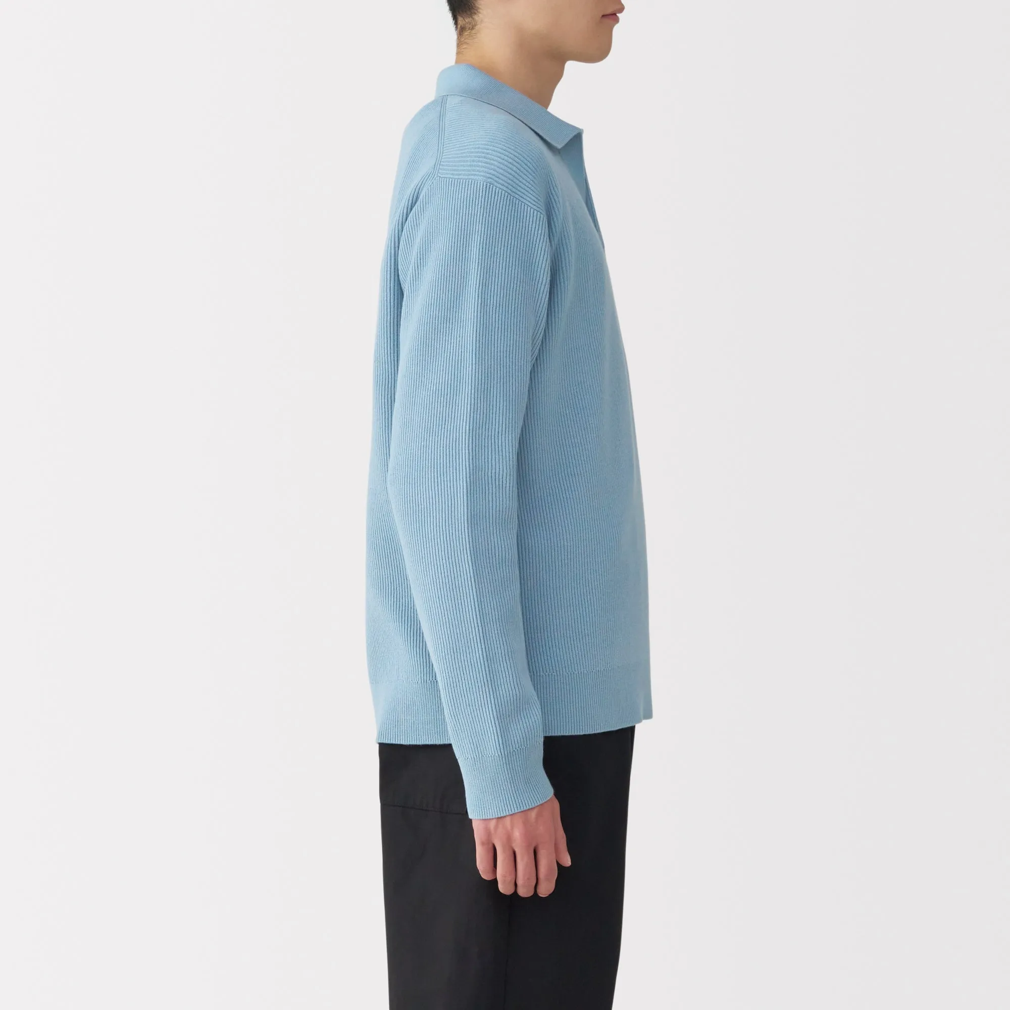 Men's Ribbed Skipper Pullover