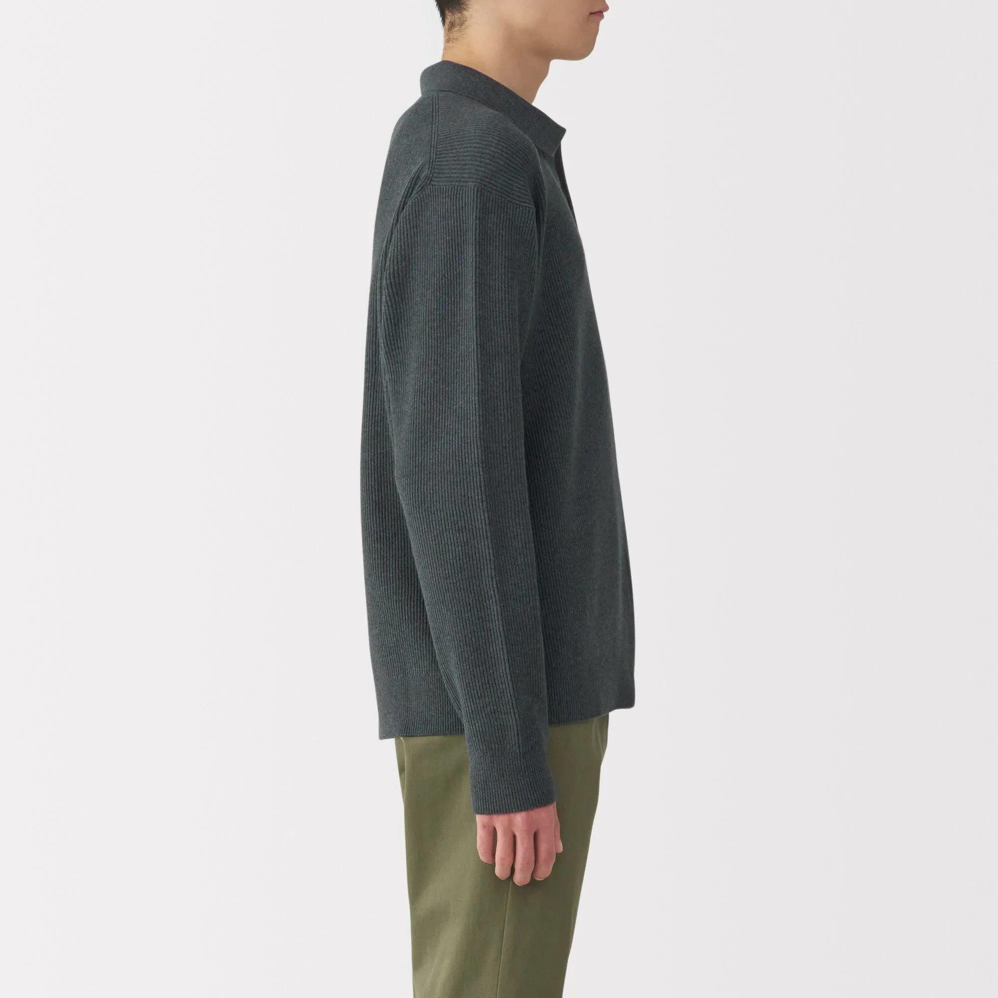 Men's Ribbed Skipper Pullover