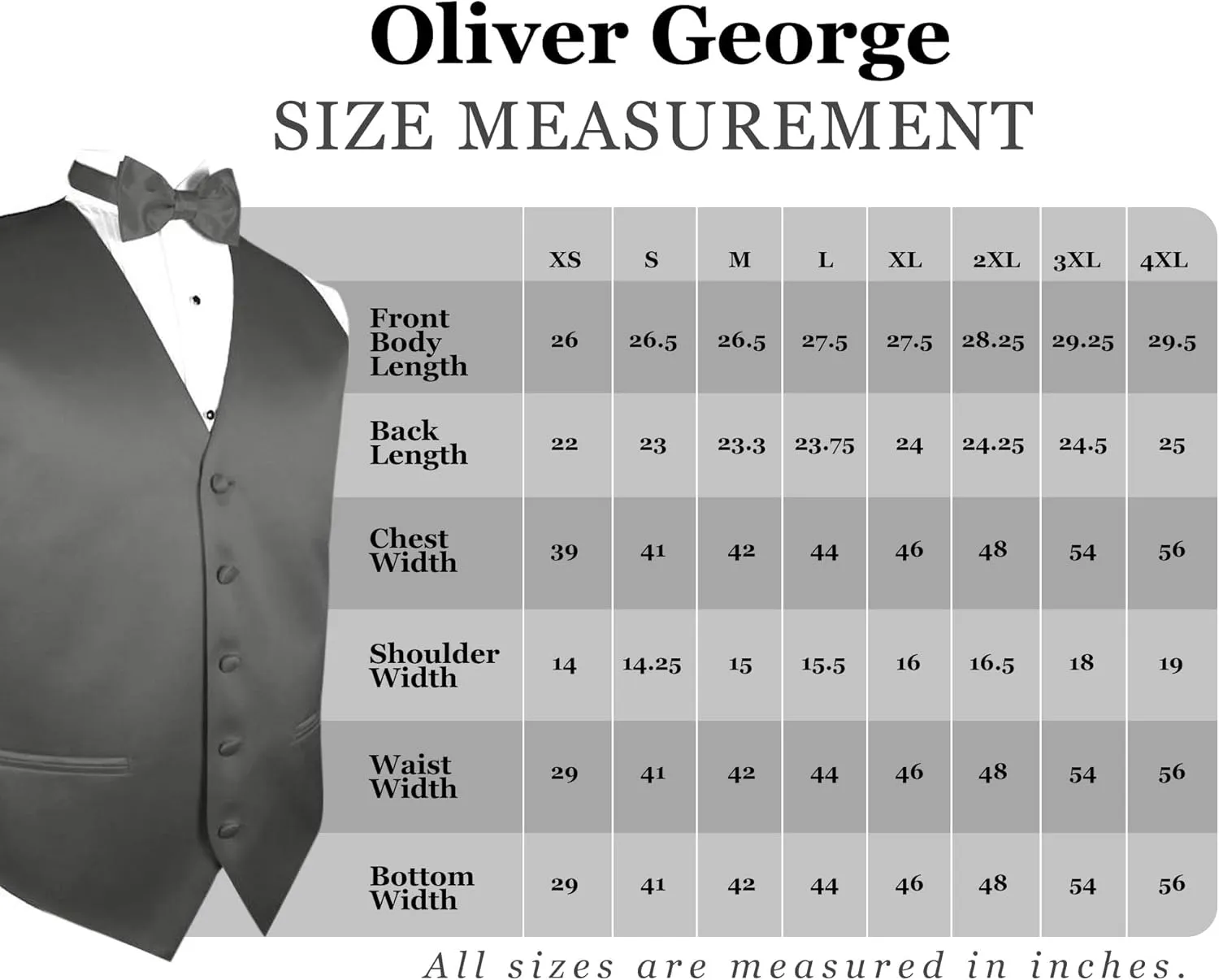 Men's Solid Formal Waistcoat Tuxedo Dress Vest Bow Tie Set for Suit or Tuxedo