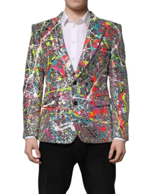 Multicolor Sequined SICILIA Coat Blazer