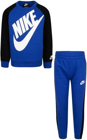 Nike Baby Boy's Sportswear Crew Neck and Jogger Pants Two-Piece Set (Infant) Game Royal 18 Months