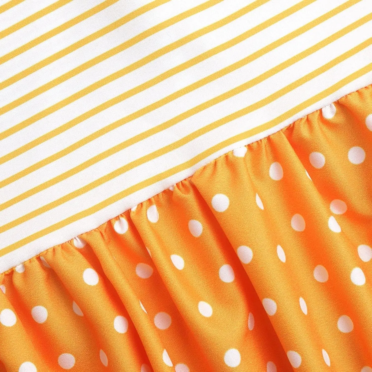 Plus Size Women Summer Midi Dress Casual V-Neck Short Sleeve Striped Polka Dot Color Block Beach Dresses
