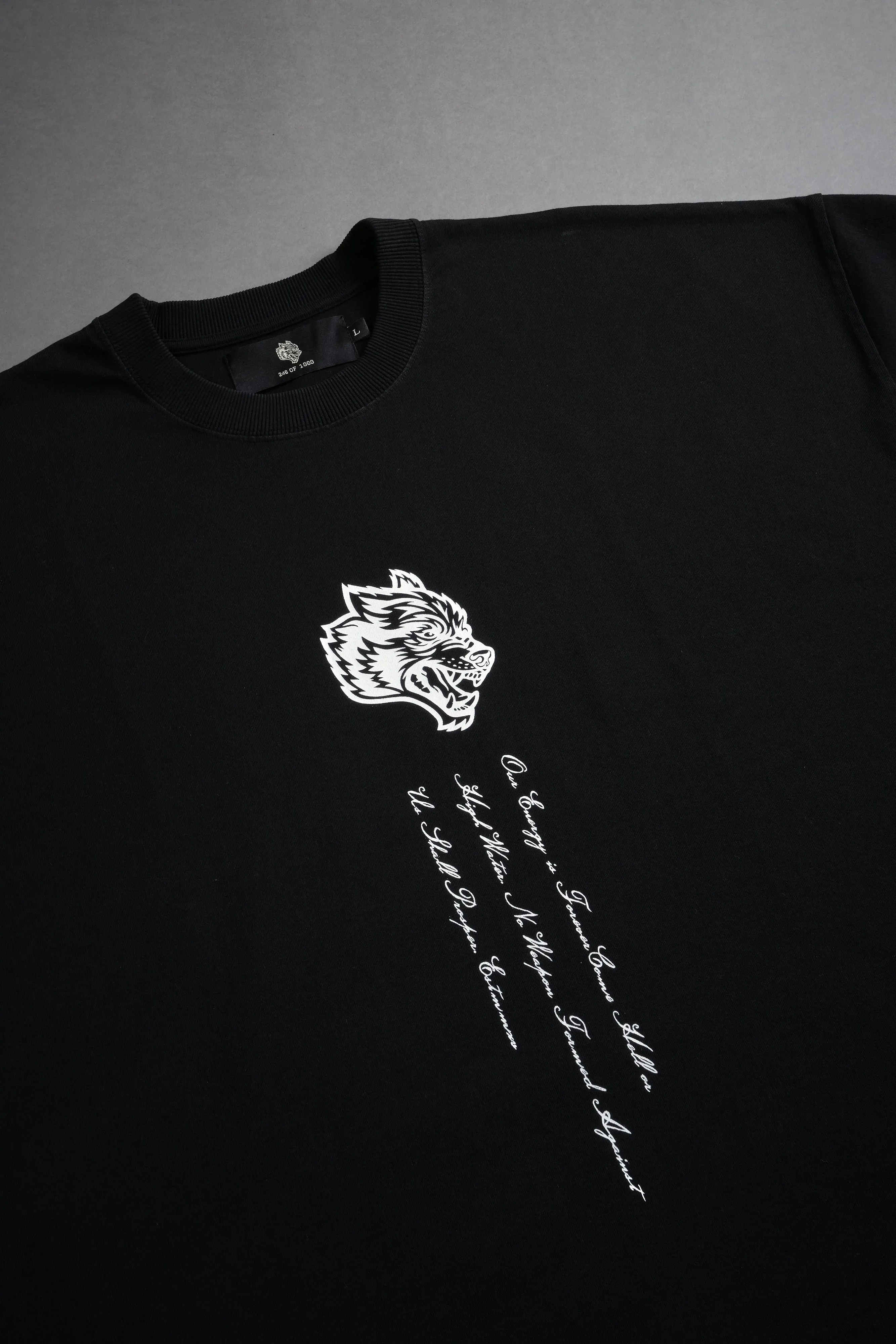 Ragnarok "Grunge" Cut Off Tee in Black