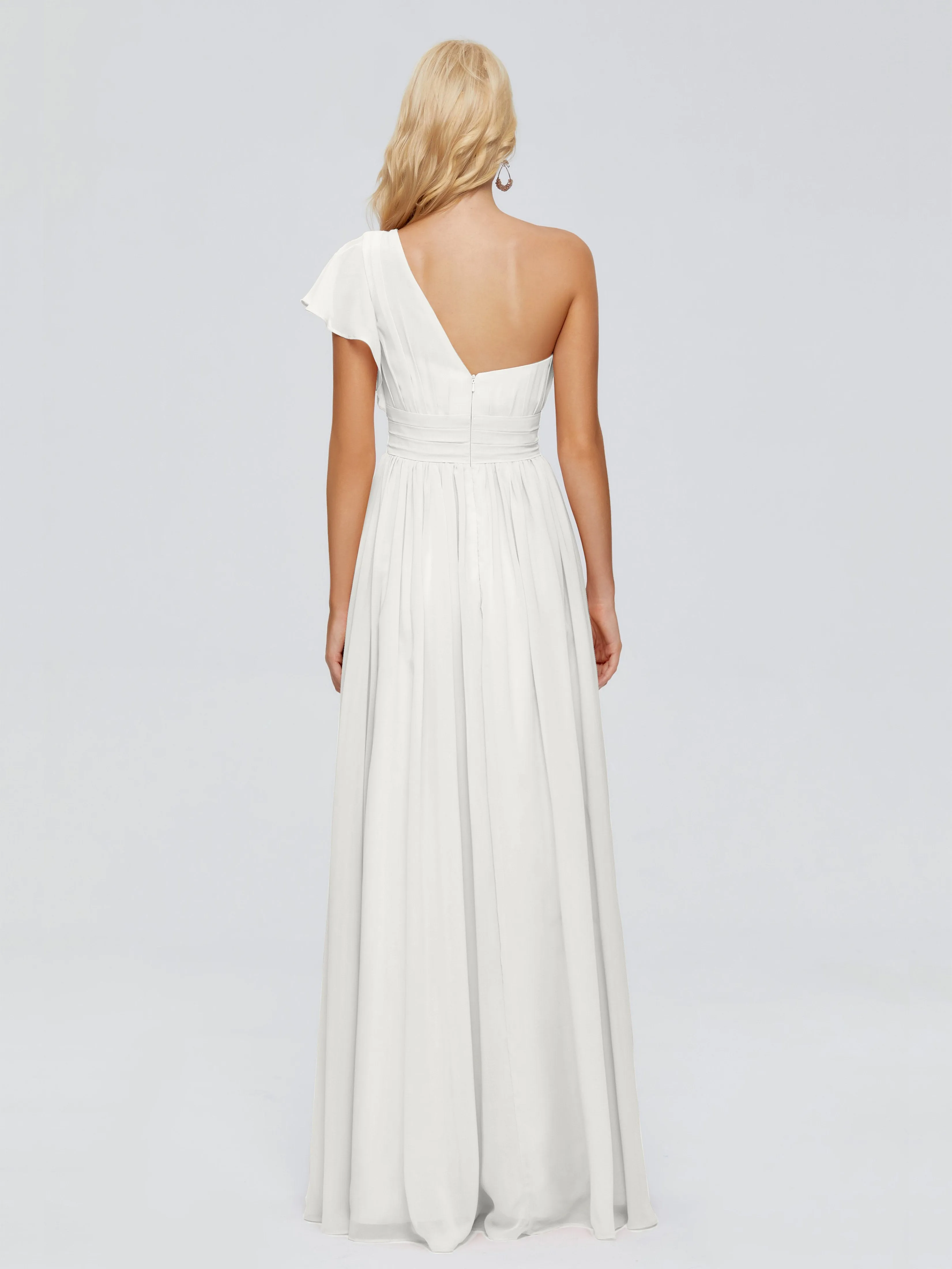 Rylee One Shoulder Chiffon Bridesmaid Dresses