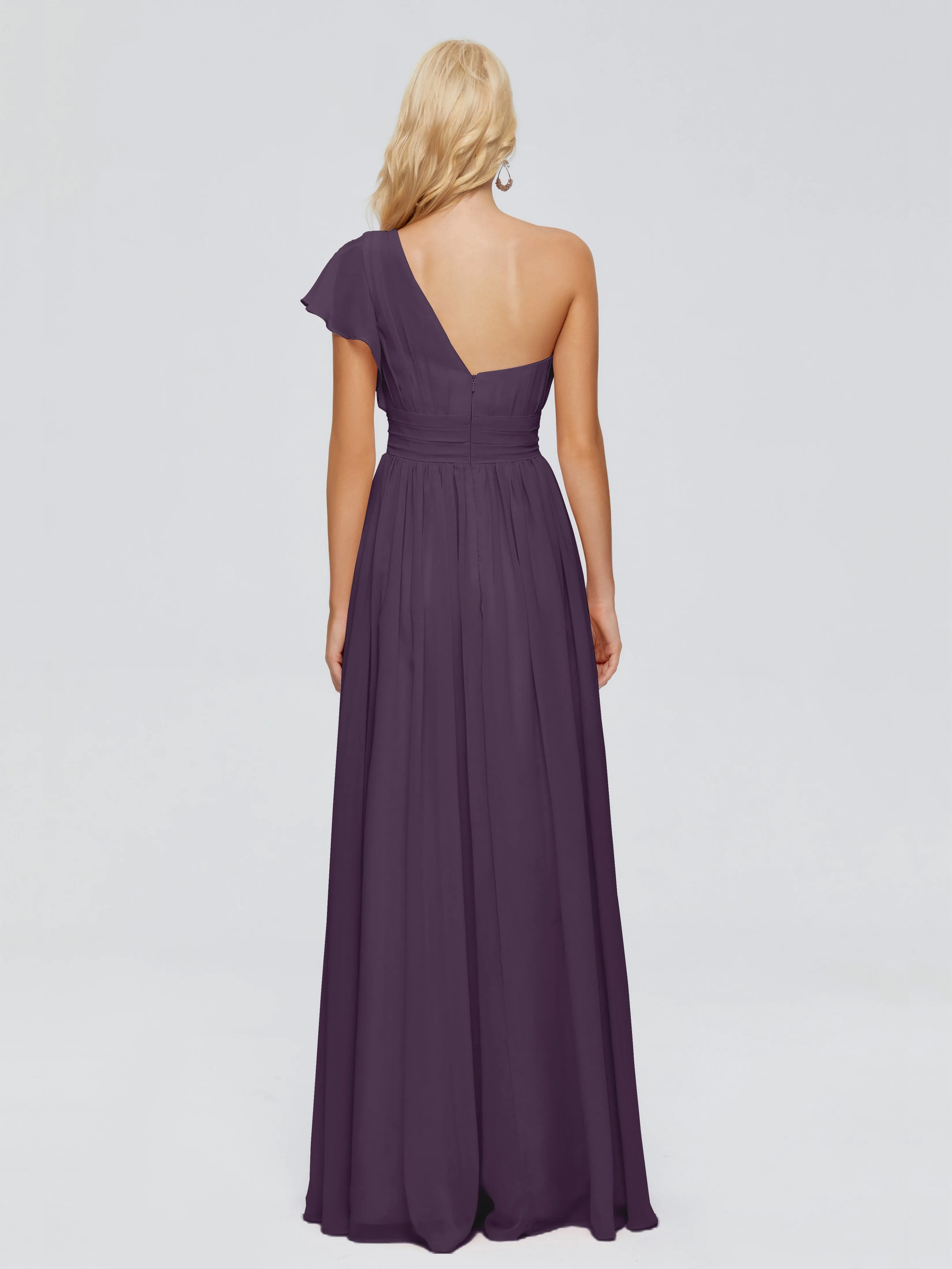 Rylee One Shoulder Chiffon Bridesmaid Dresses