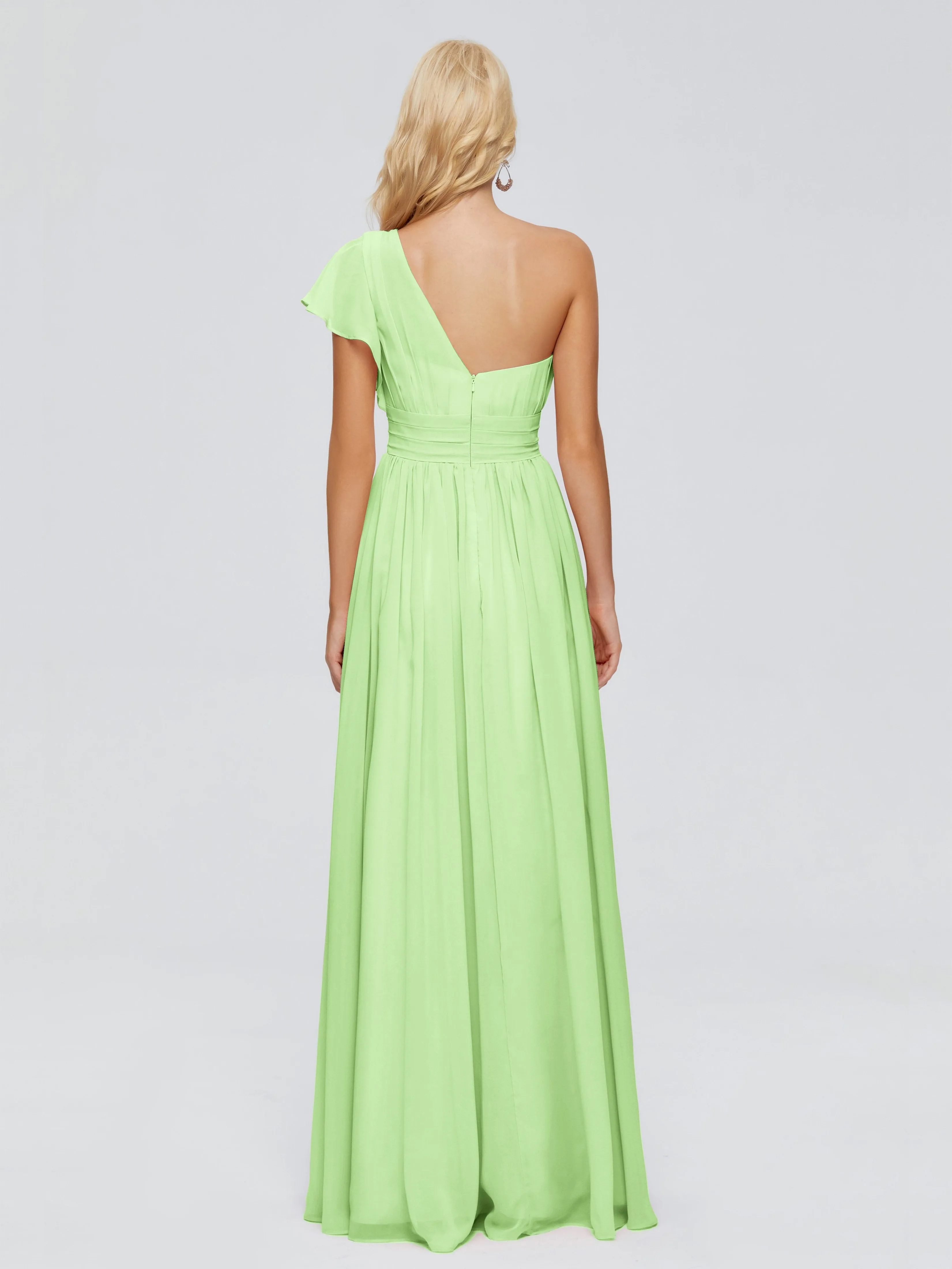 Rylee One Shoulder Chiffon Bridesmaid Dresses
