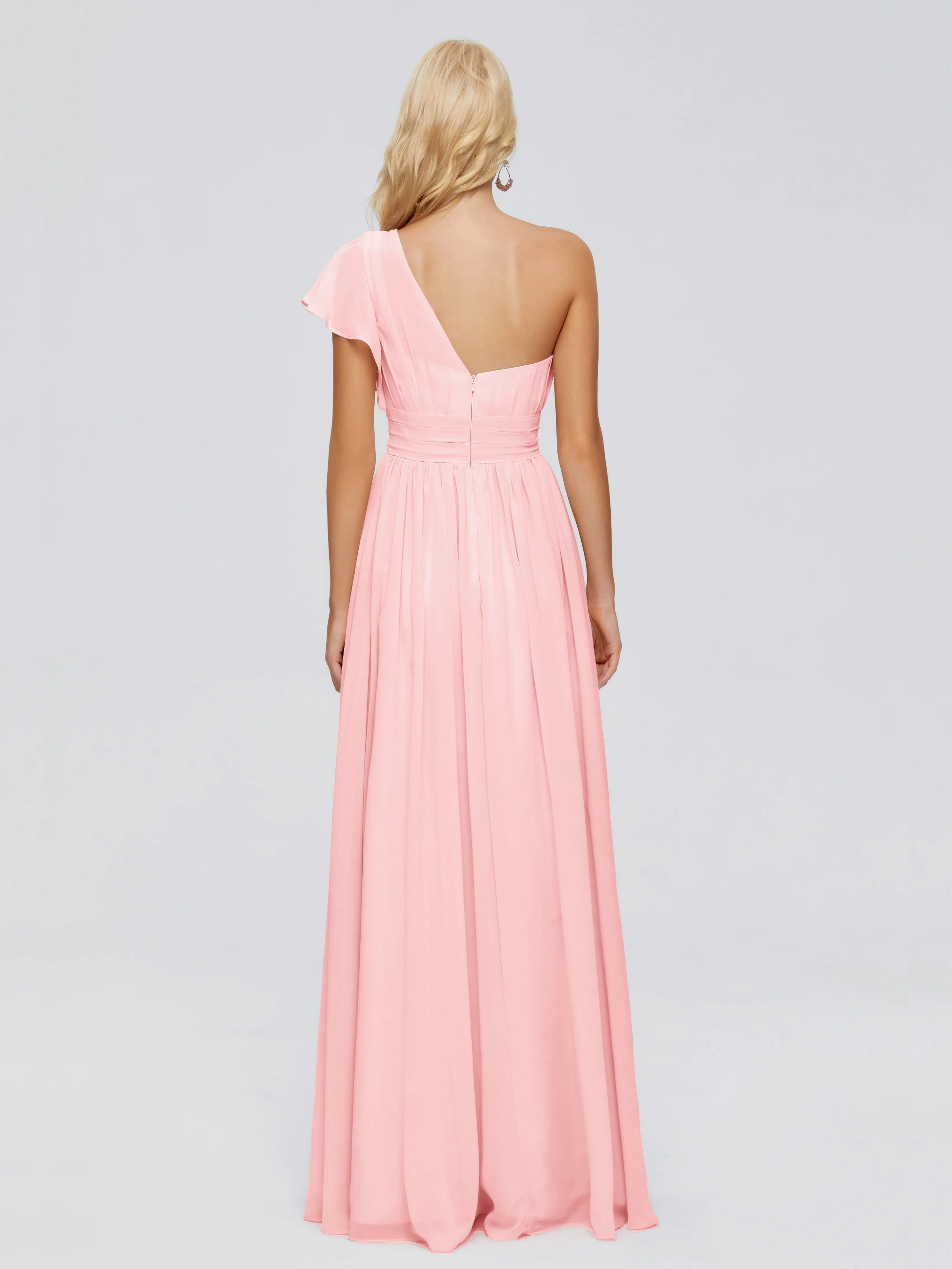 Rylee One Shoulder Chiffon Bridesmaid Dresses