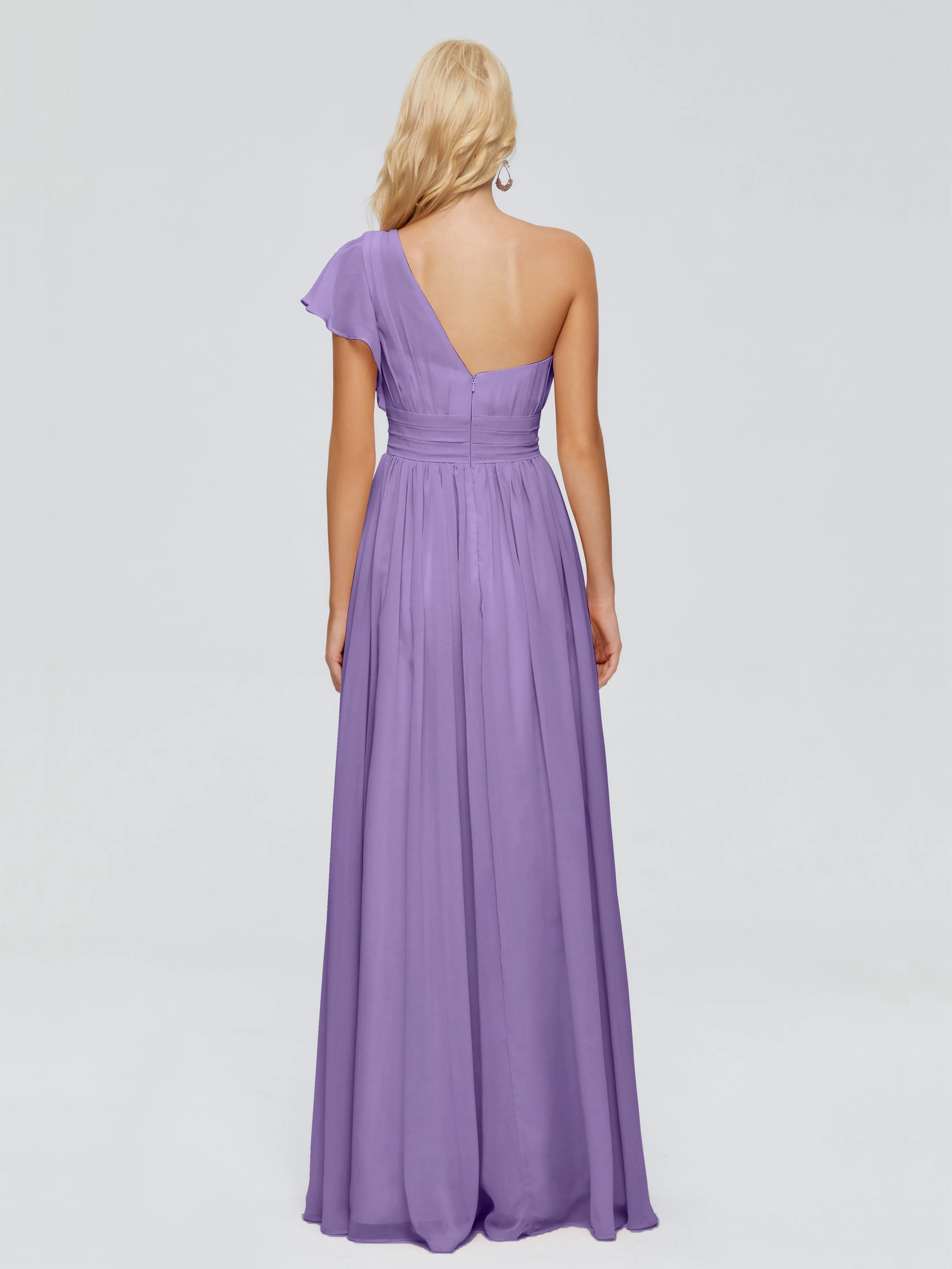 Rylee One Shoulder Chiffon Bridesmaid Dresses