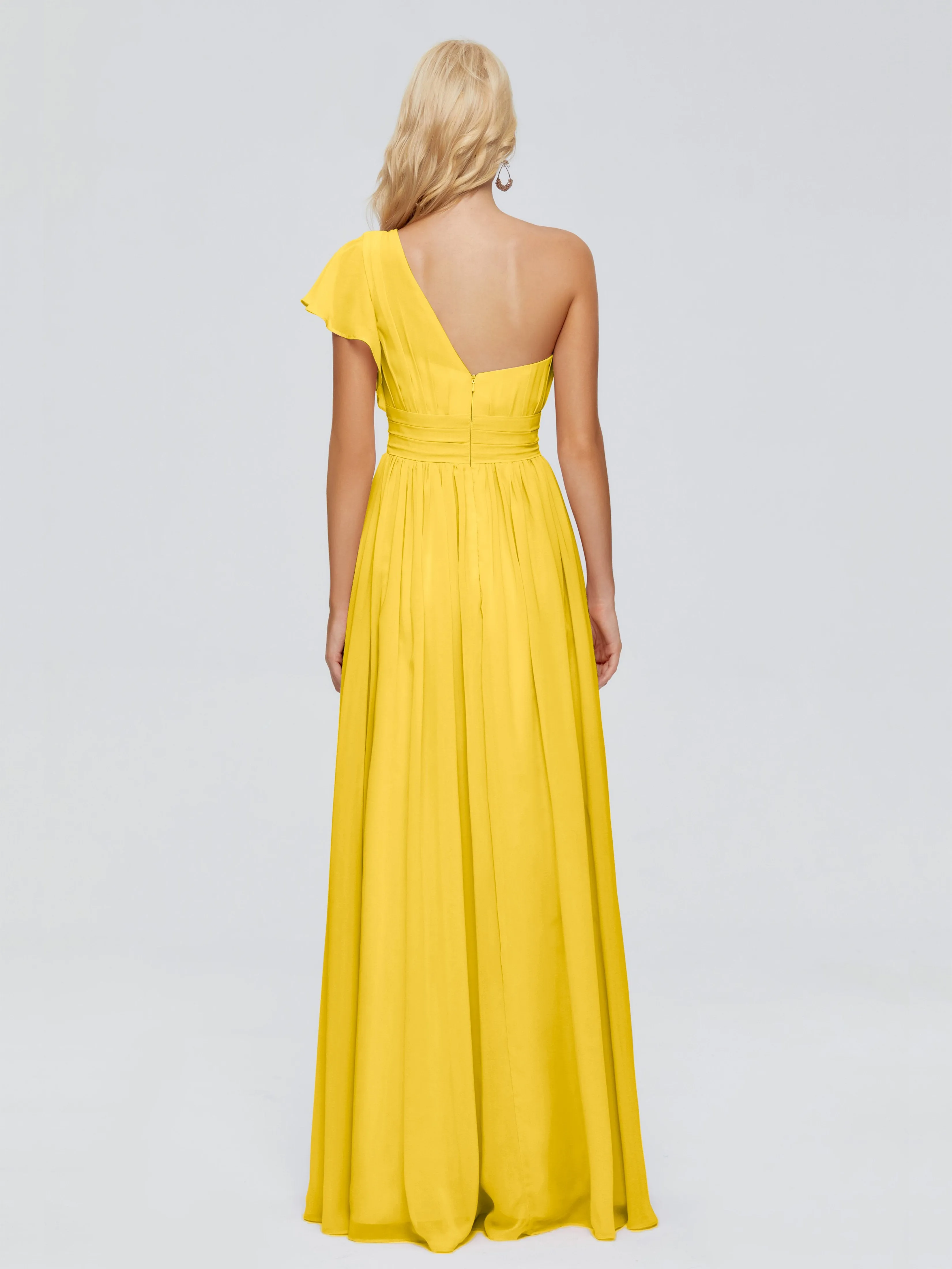 Rylee One Shoulder Chiffon Bridesmaid Dresses