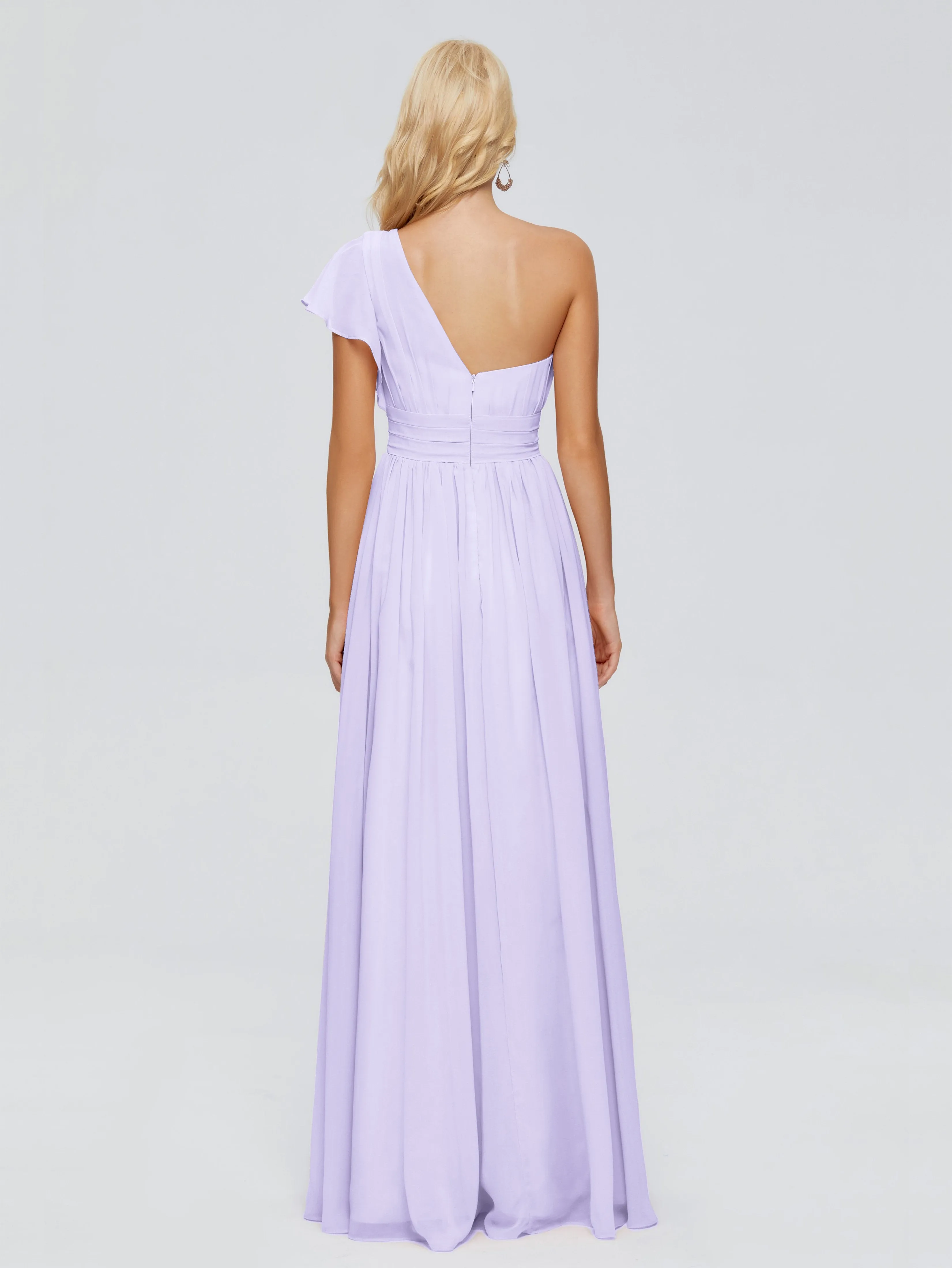 Rylee One Shoulder Chiffon Bridesmaid Dresses