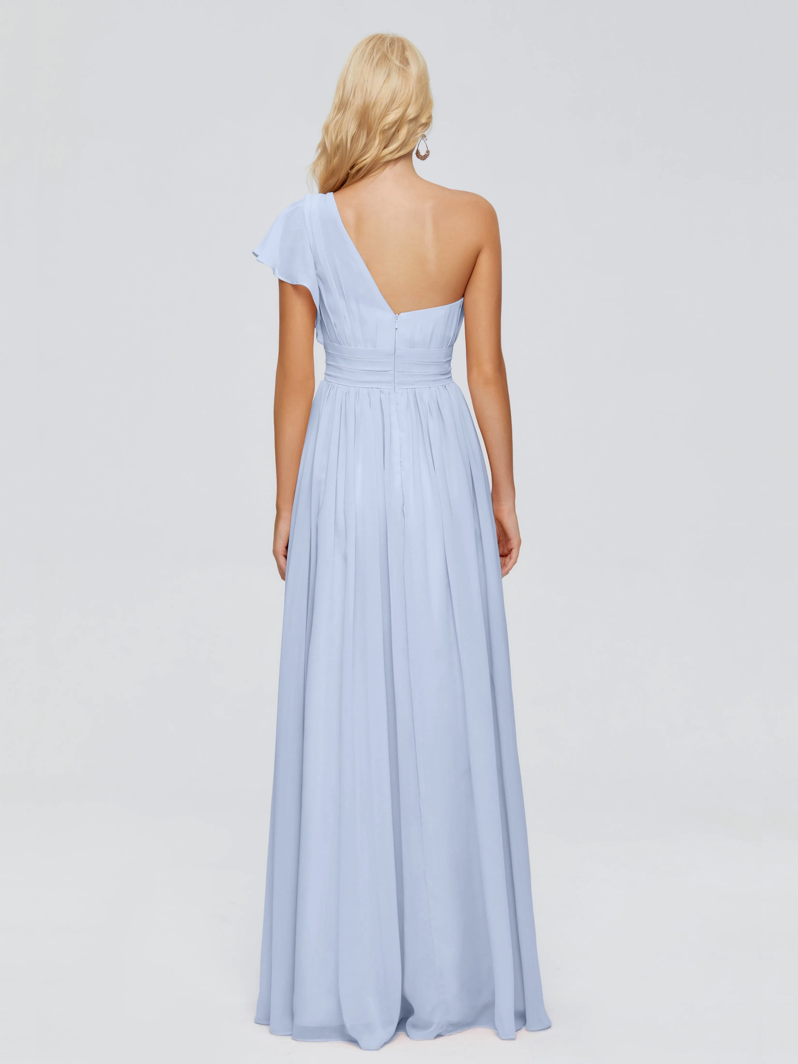 Rylee One Shoulder Chiffon Bridesmaid Dresses