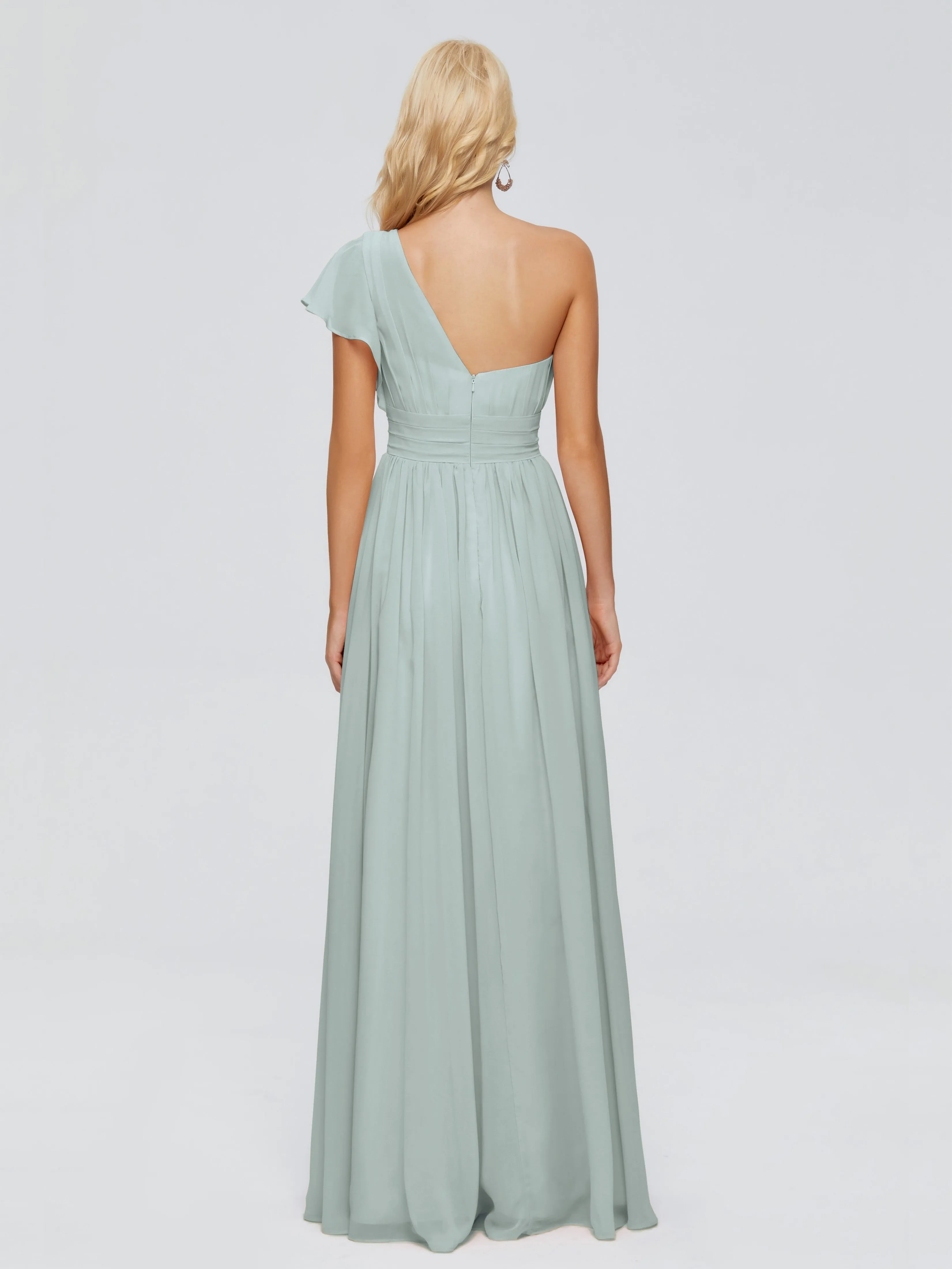 Rylee One Shoulder Chiffon Bridesmaid Dresses