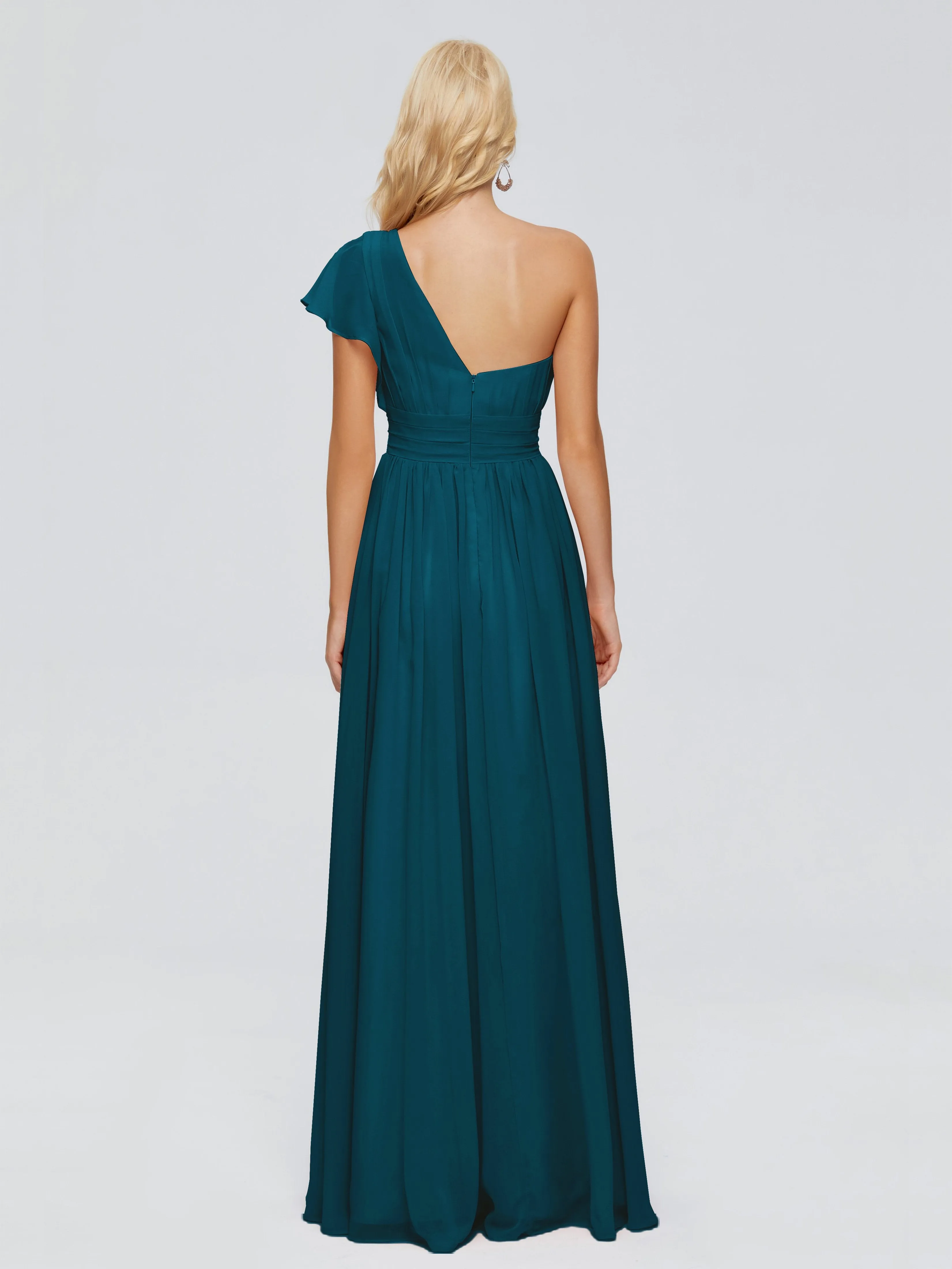Rylee One Shoulder Chiffon Bridesmaid Dresses