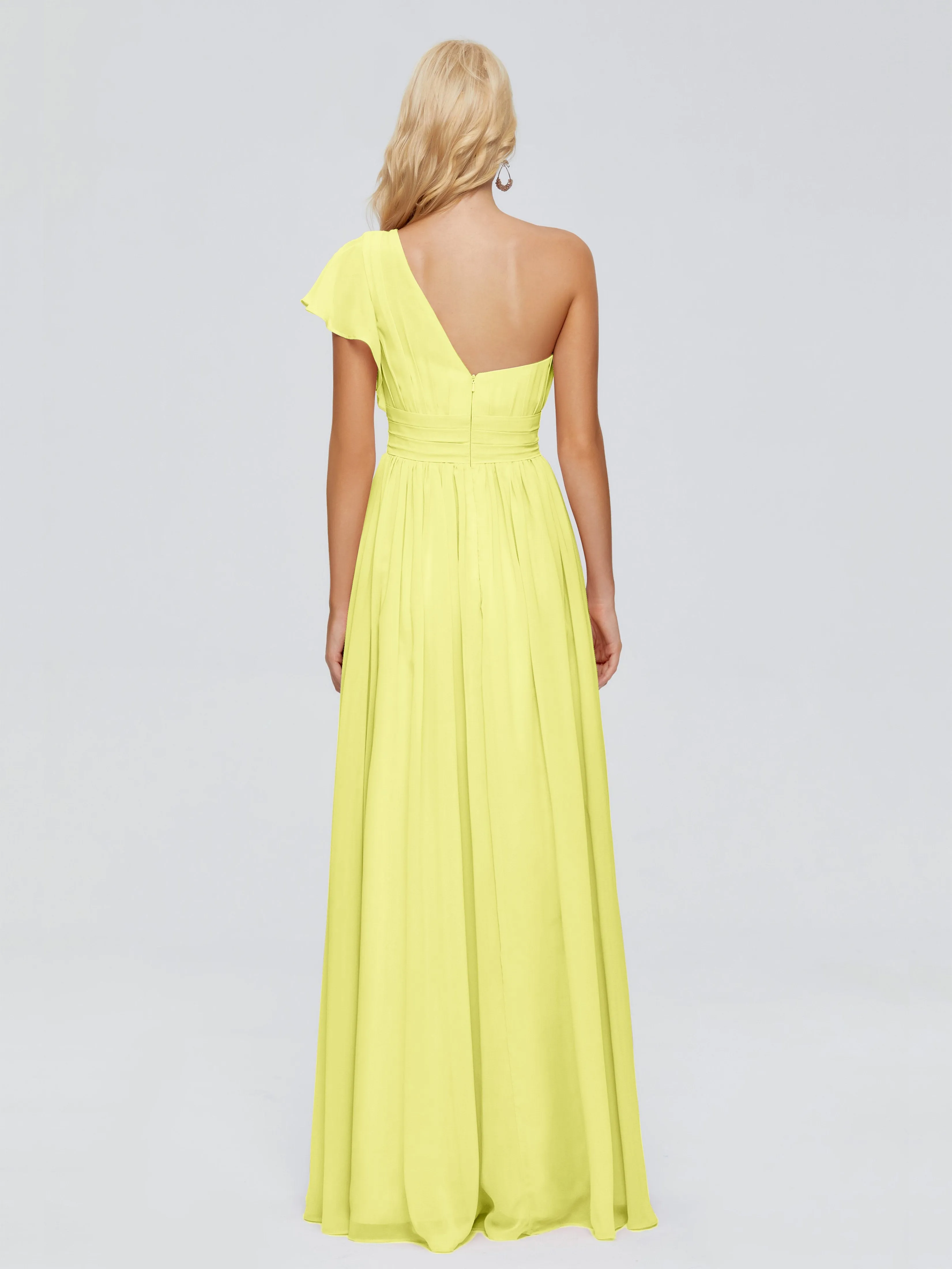 Rylee One Shoulder Chiffon Bridesmaid Dresses