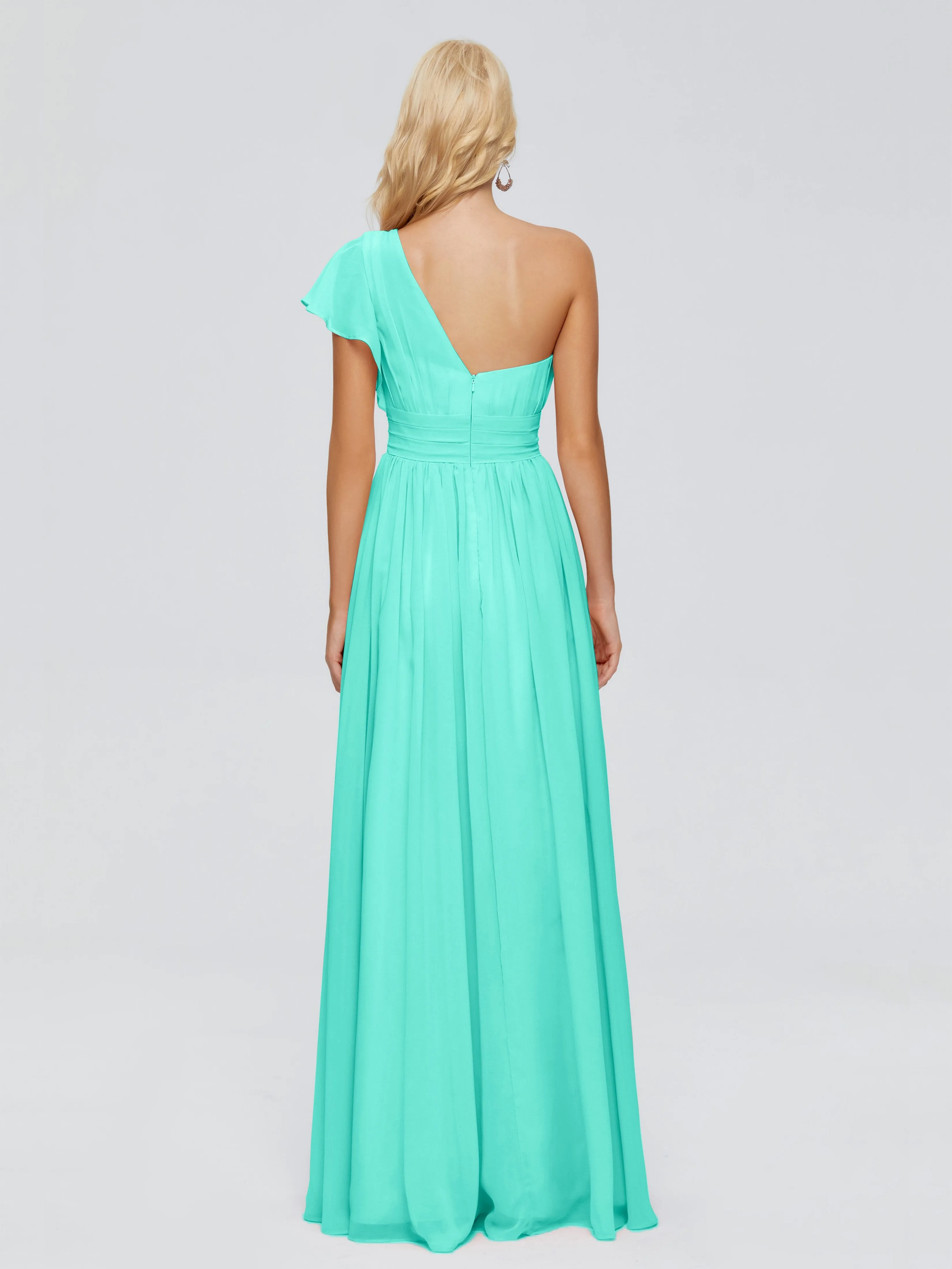 Rylee One Shoulder Chiffon Bridesmaid Dresses