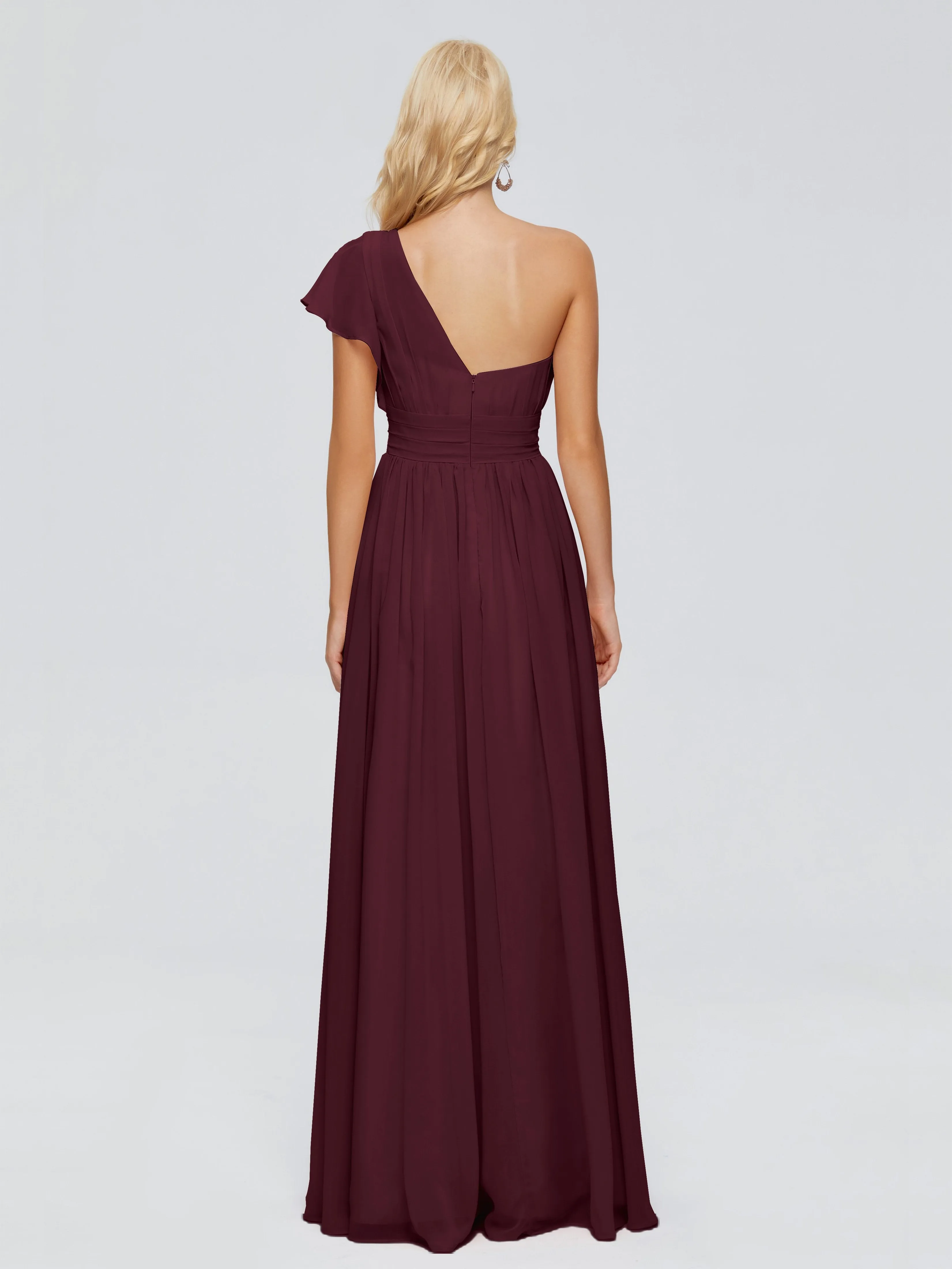 Rylee One Shoulder Chiffon Bridesmaid Dresses