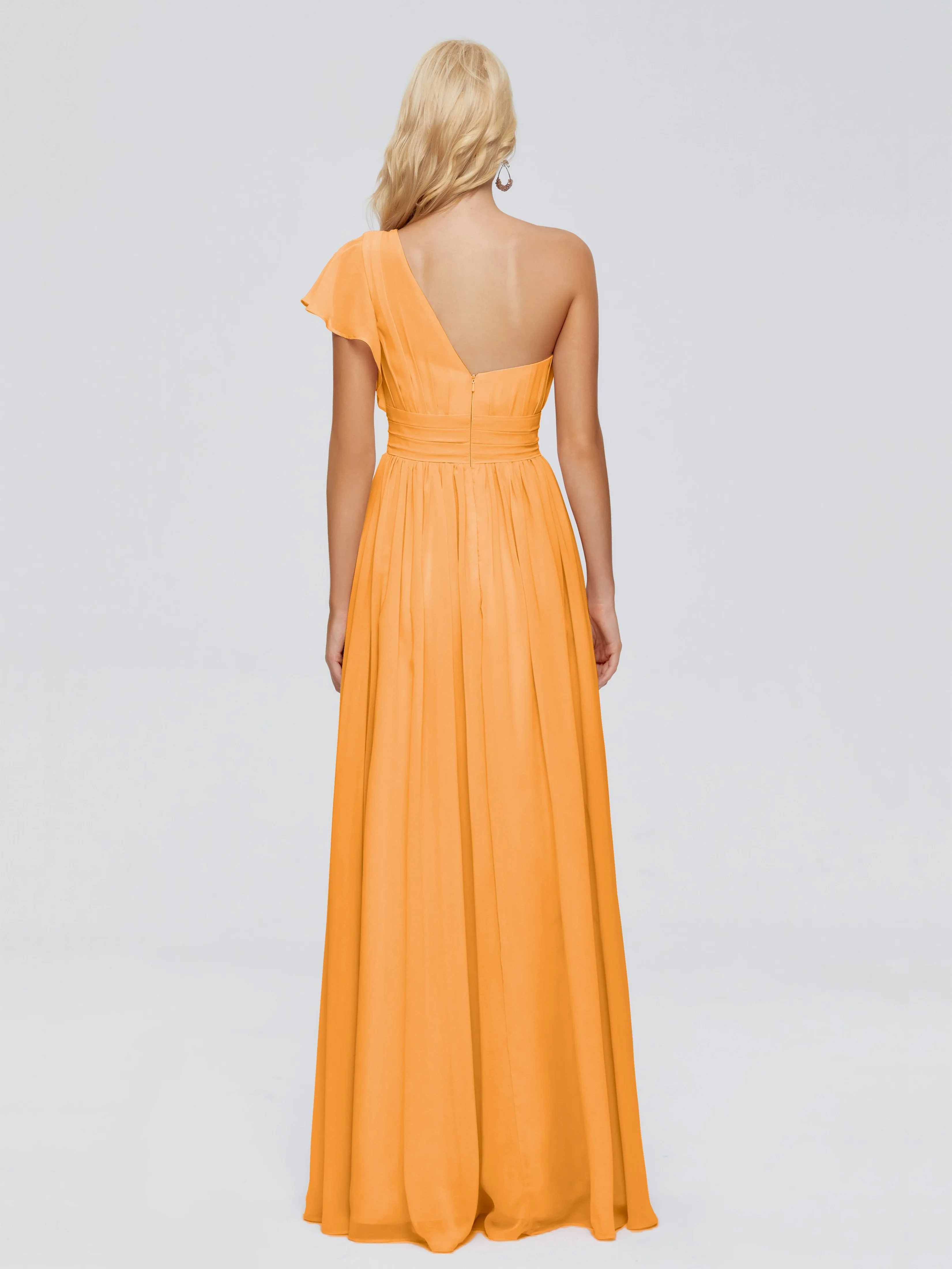 Rylee One Shoulder Chiffon Bridesmaid Dresses