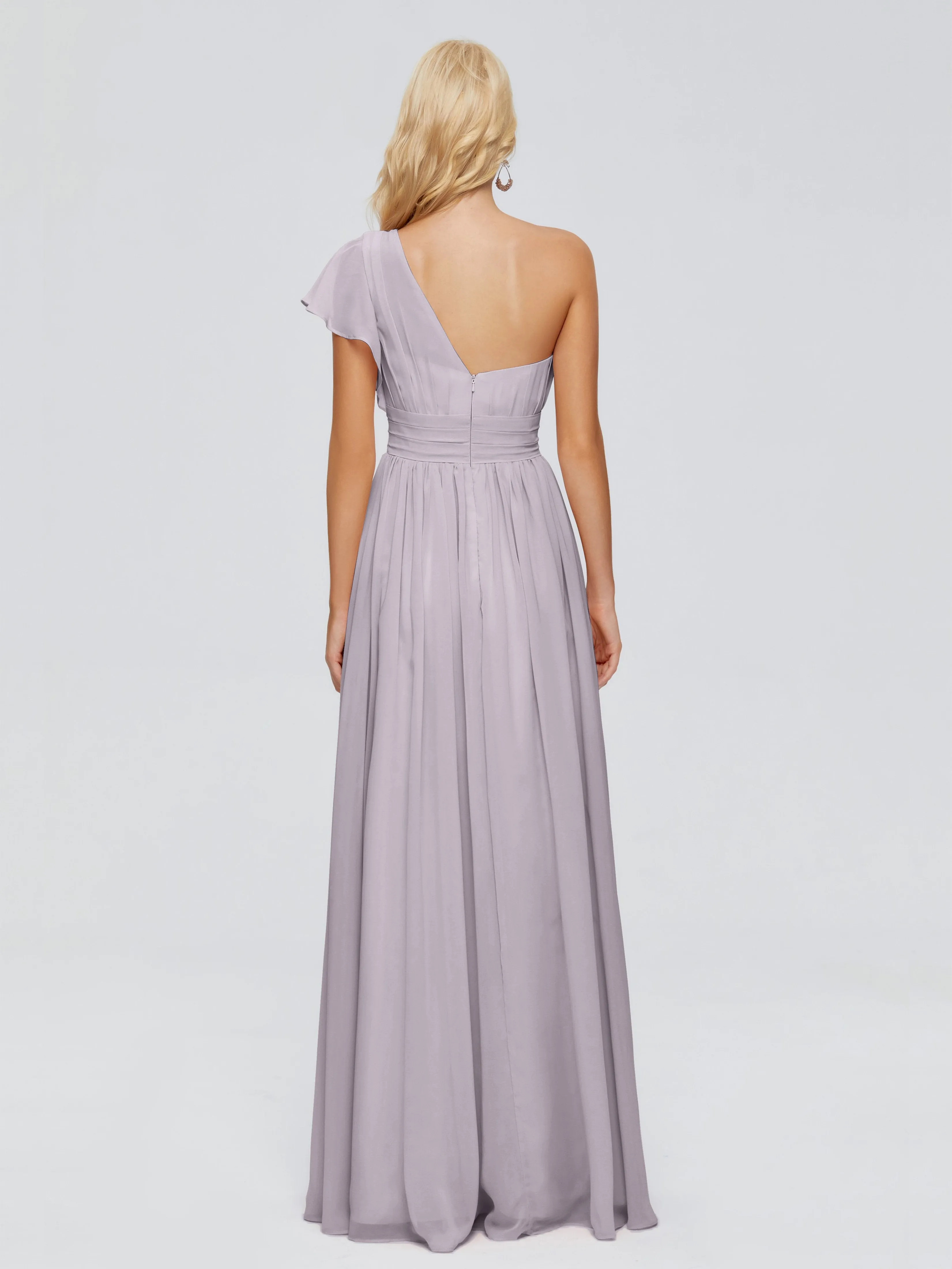 Rylee One Shoulder Chiffon Bridesmaid Dresses