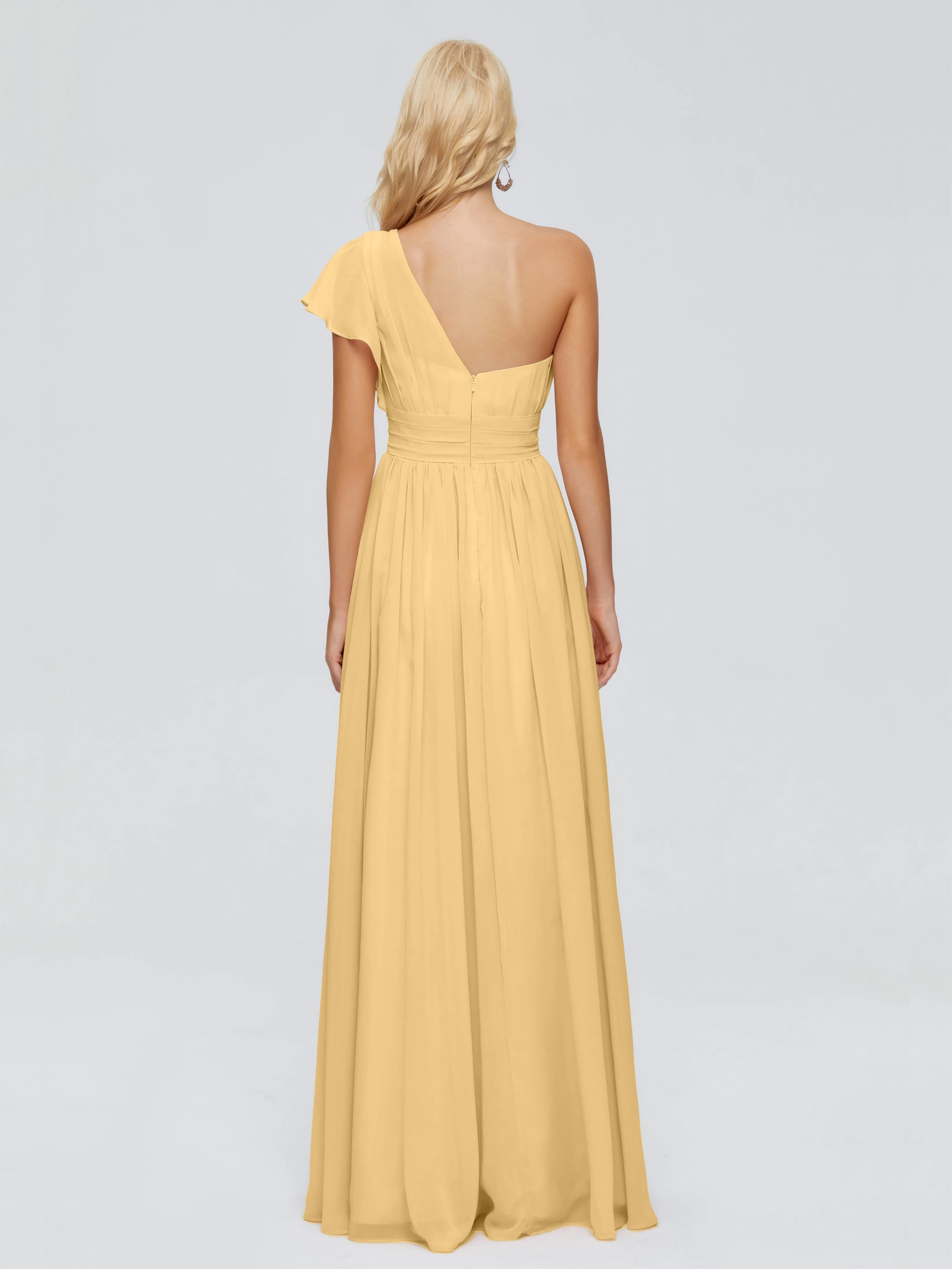 Rylee One Shoulder Chiffon Bridesmaid Dresses