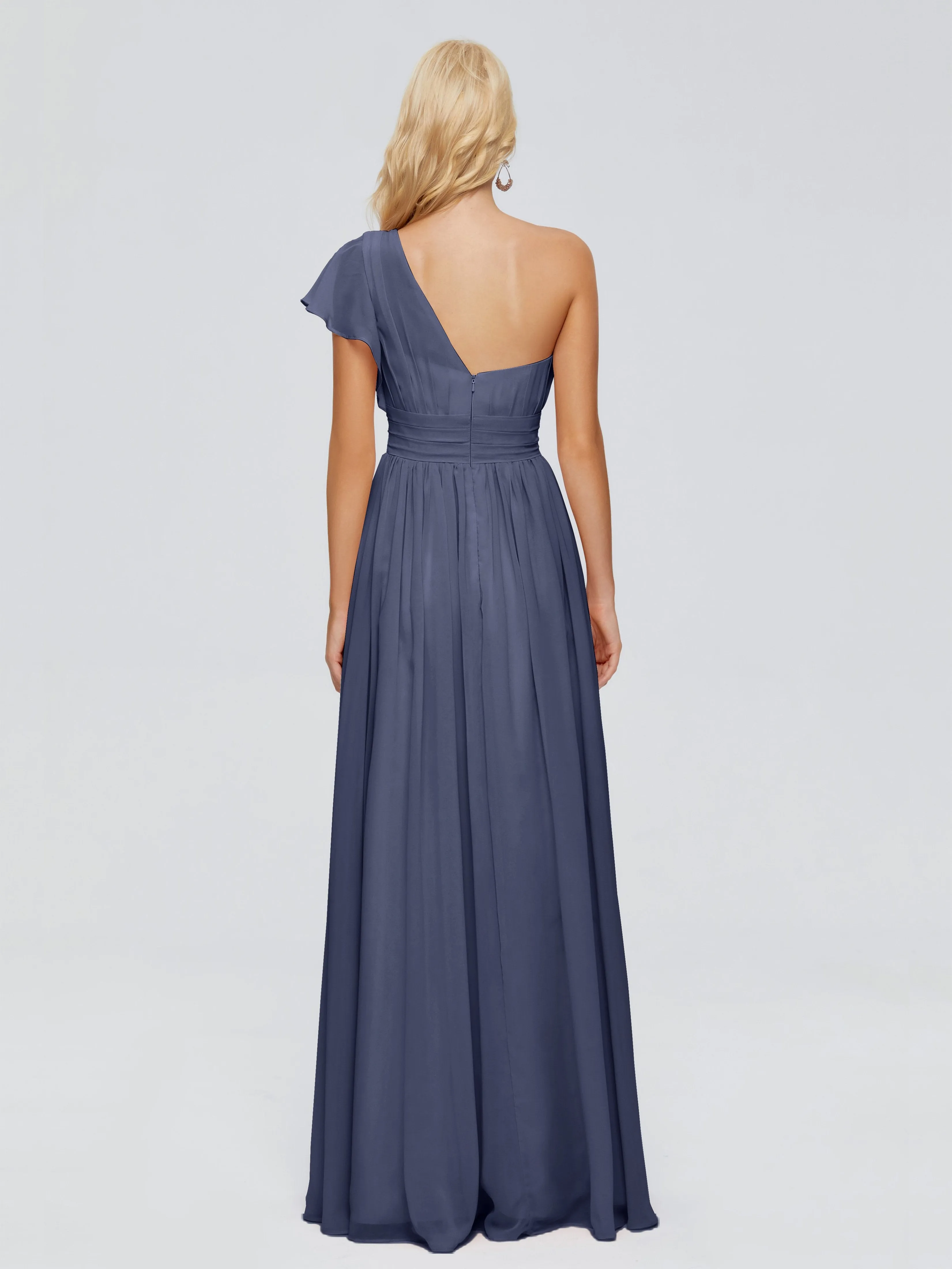 Rylee One Shoulder Chiffon Bridesmaid Dresses