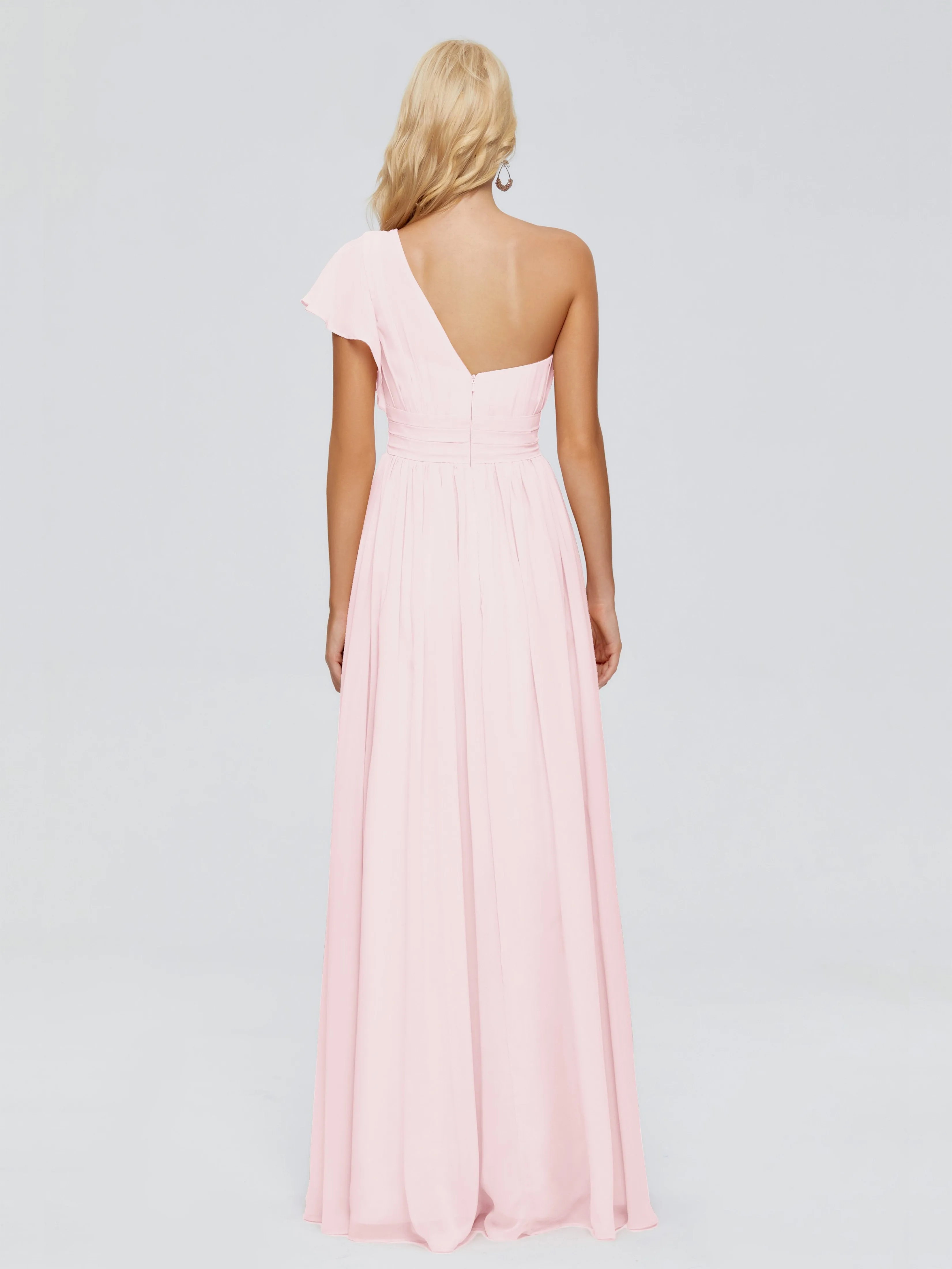 Rylee One Shoulder Chiffon Bridesmaid Dresses
