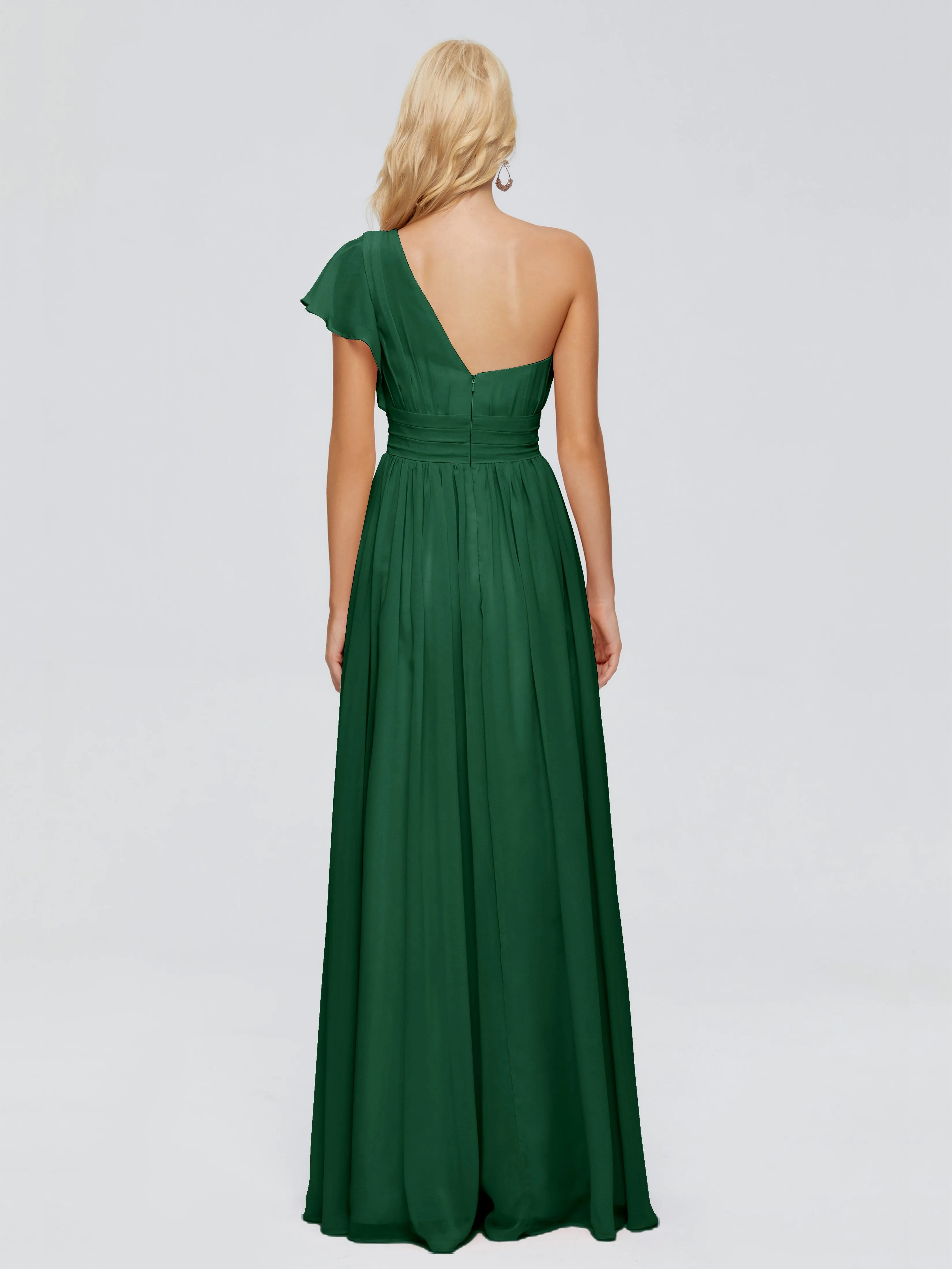 Rylee One Shoulder Chiffon Bridesmaid Dresses