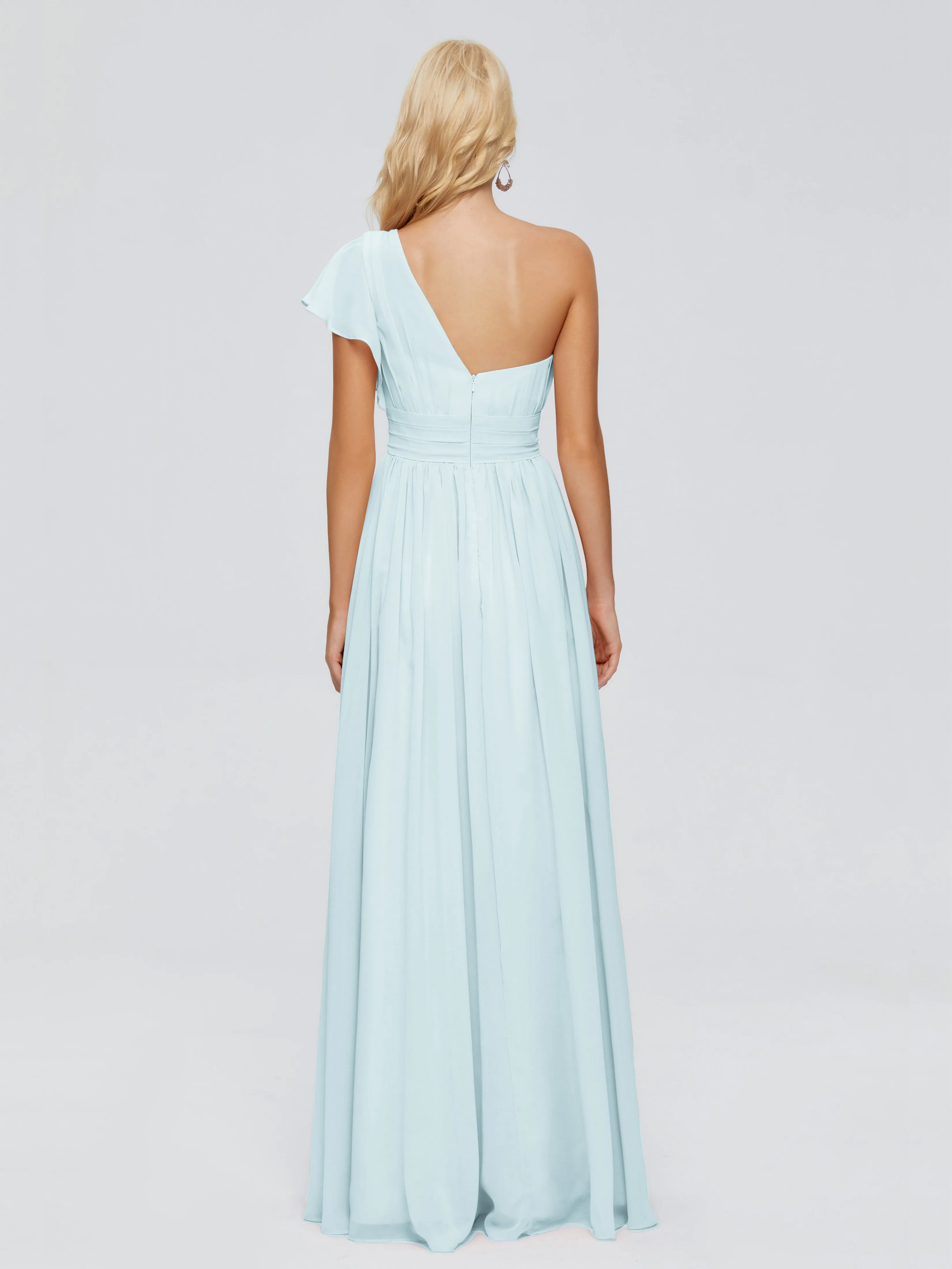 Rylee One Shoulder Chiffon Bridesmaid Dresses
