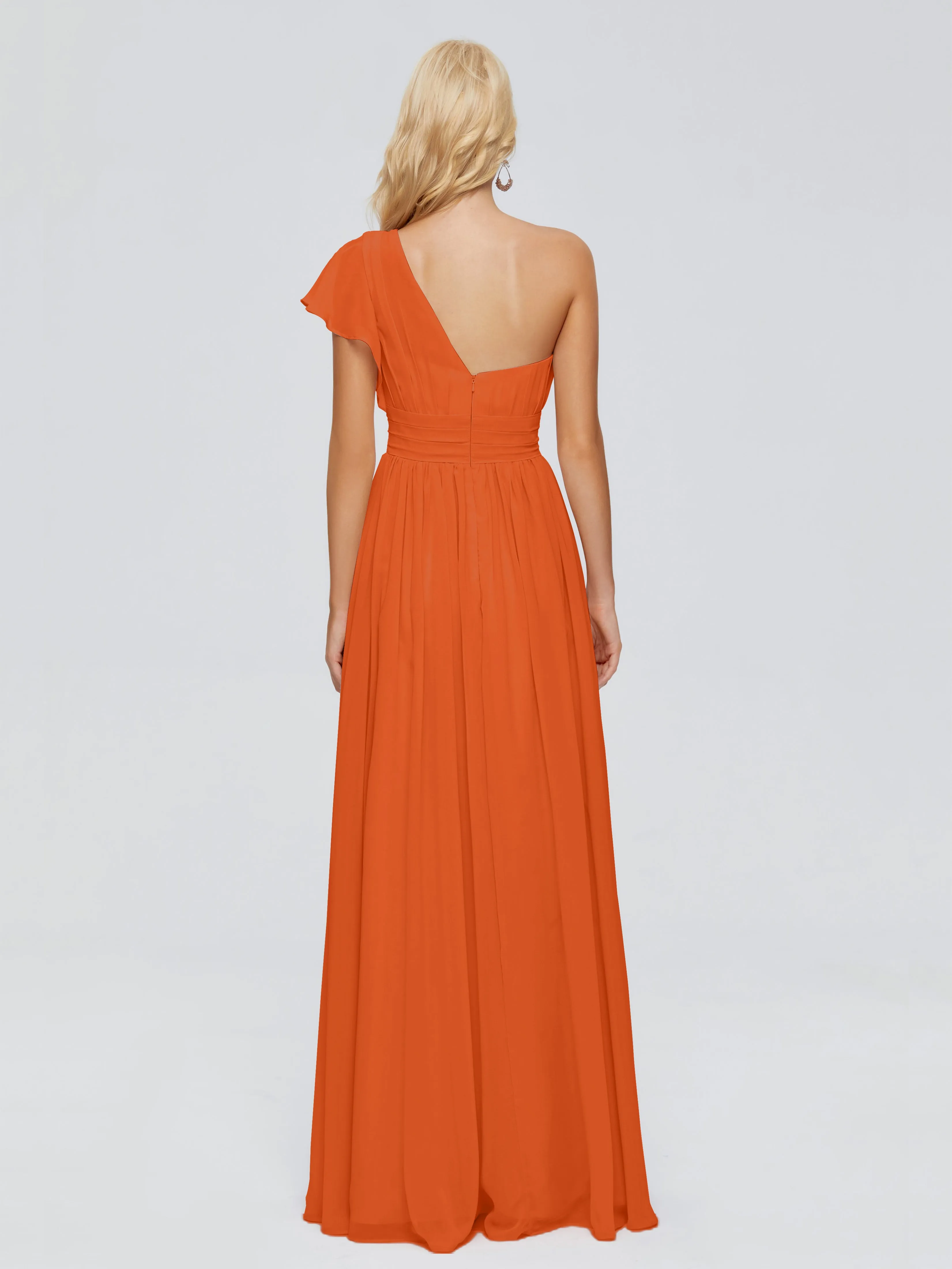 Rylee One Shoulder Chiffon Bridesmaid Dresses