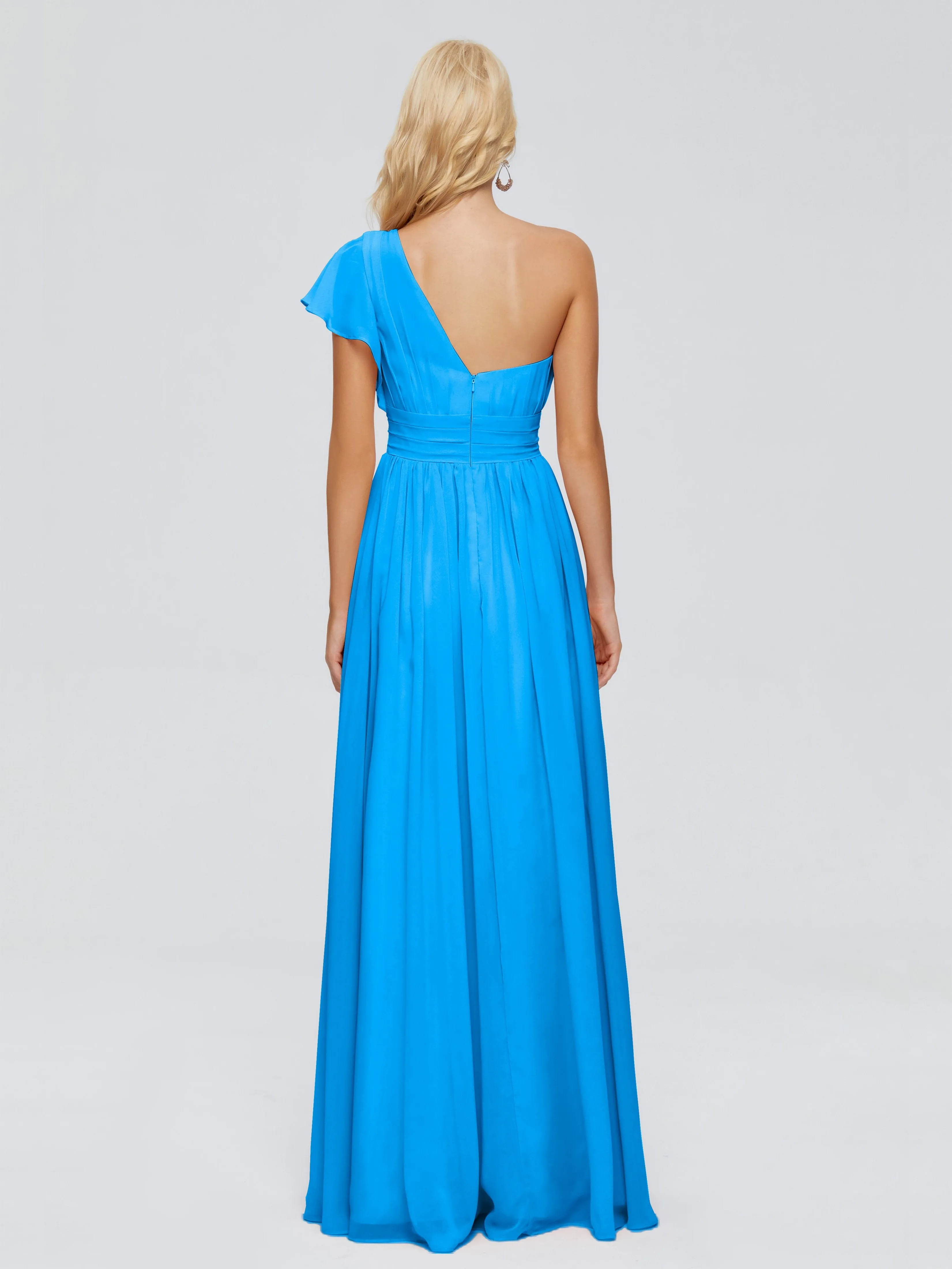 Rylee One Shoulder Chiffon Bridesmaid Dresses